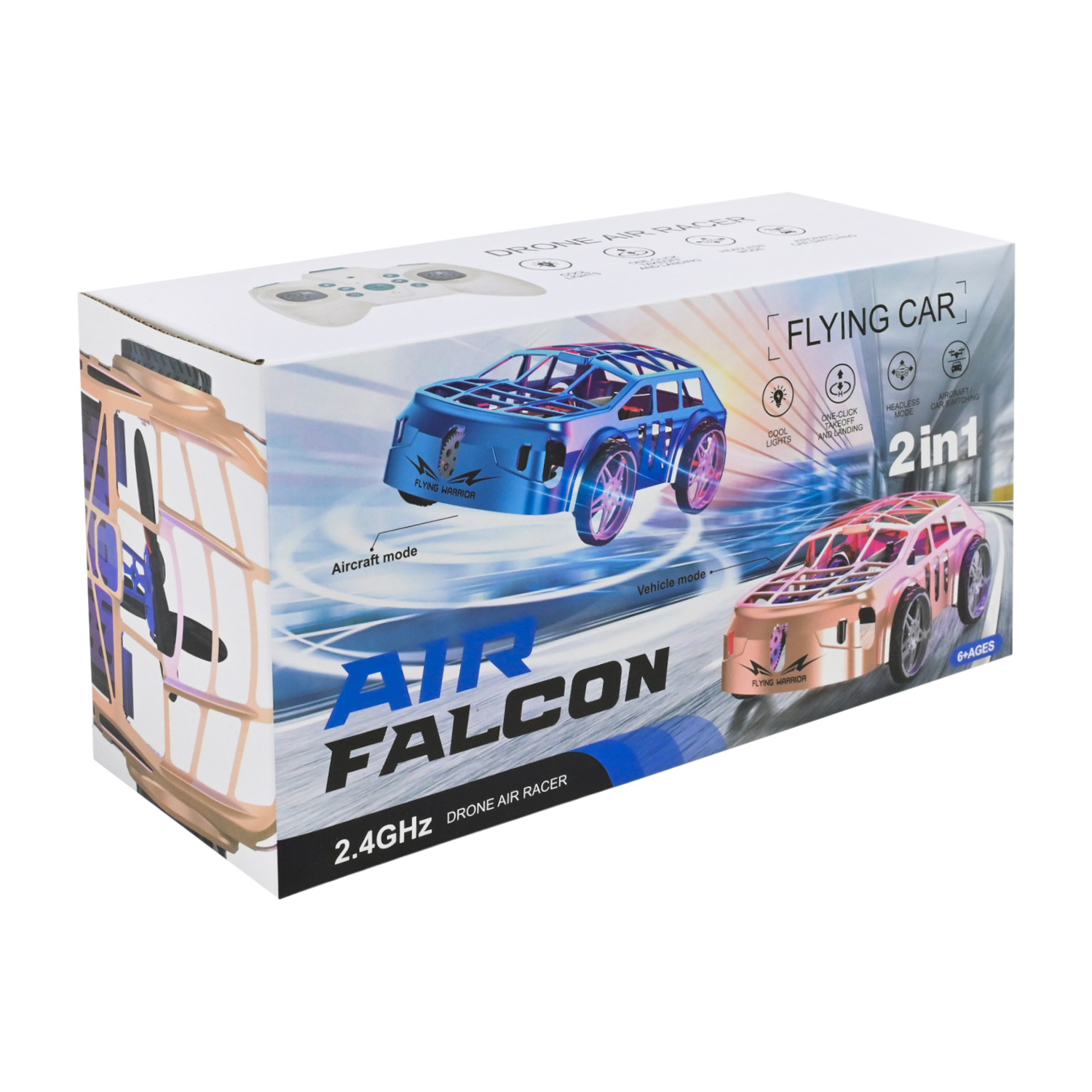 Літаюча машина рк арт. 828 (24шт) акум світло, короб. 24,5*9,5*13см