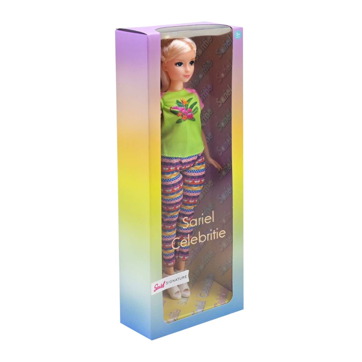 Лялька арт. 91090-G/H (120шт/2) мікс 4 види, корпулентна лялька, короб. 12*6*33см