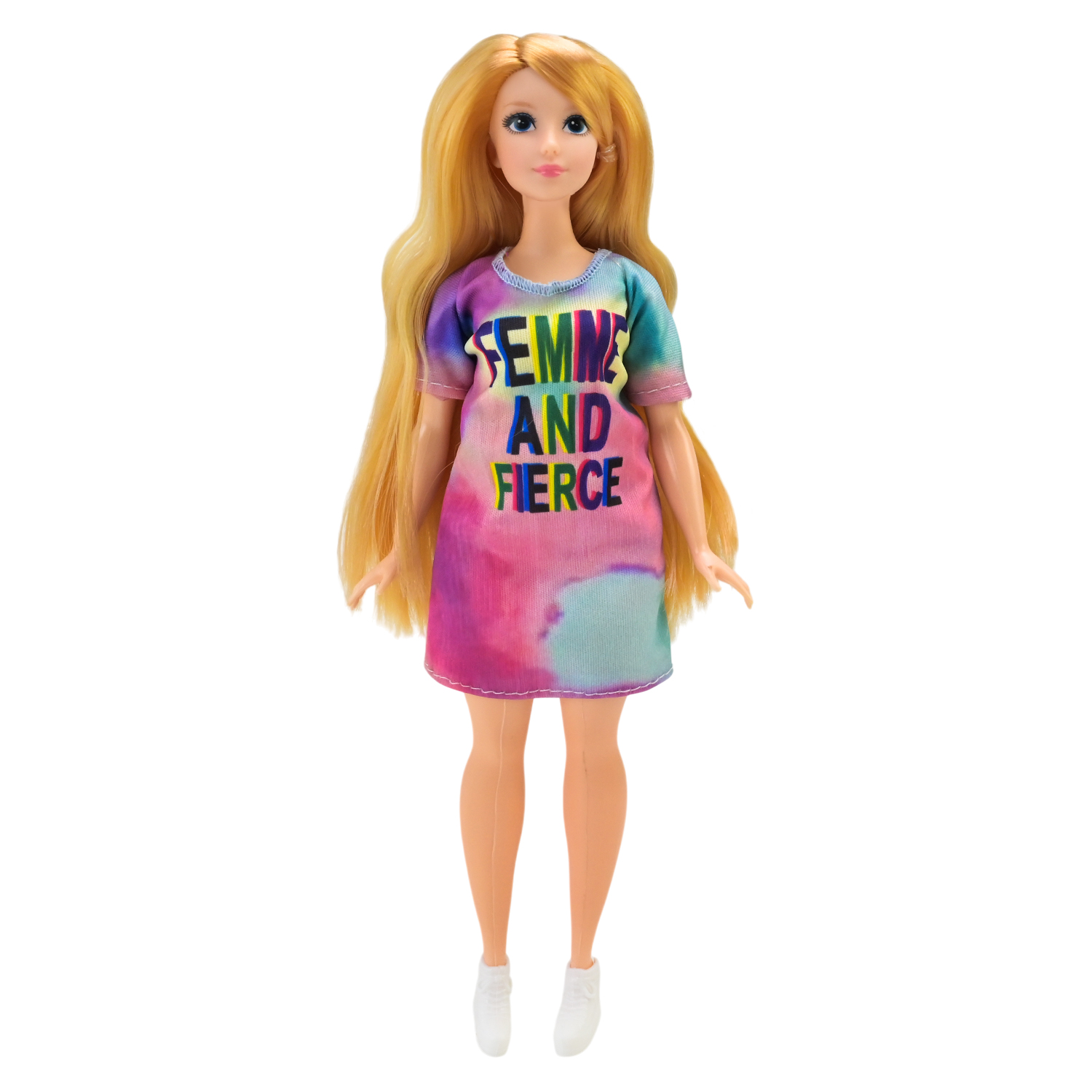 Лялька арт. 91090-G/H (120шт/2) мікс 4 види, корпулентна лялька, короб. 12*6*33см