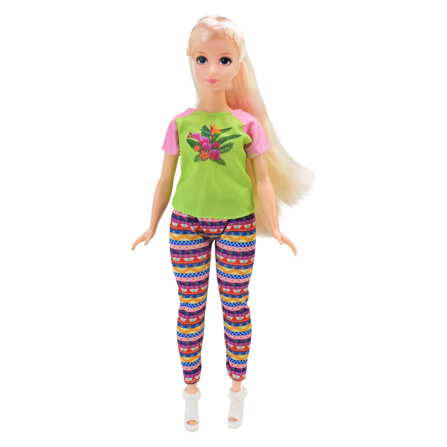 Лялька арт. 91090-G/H (120шт/2) мікс 4 види, корпулентна лялька, короб. 12*6*33см