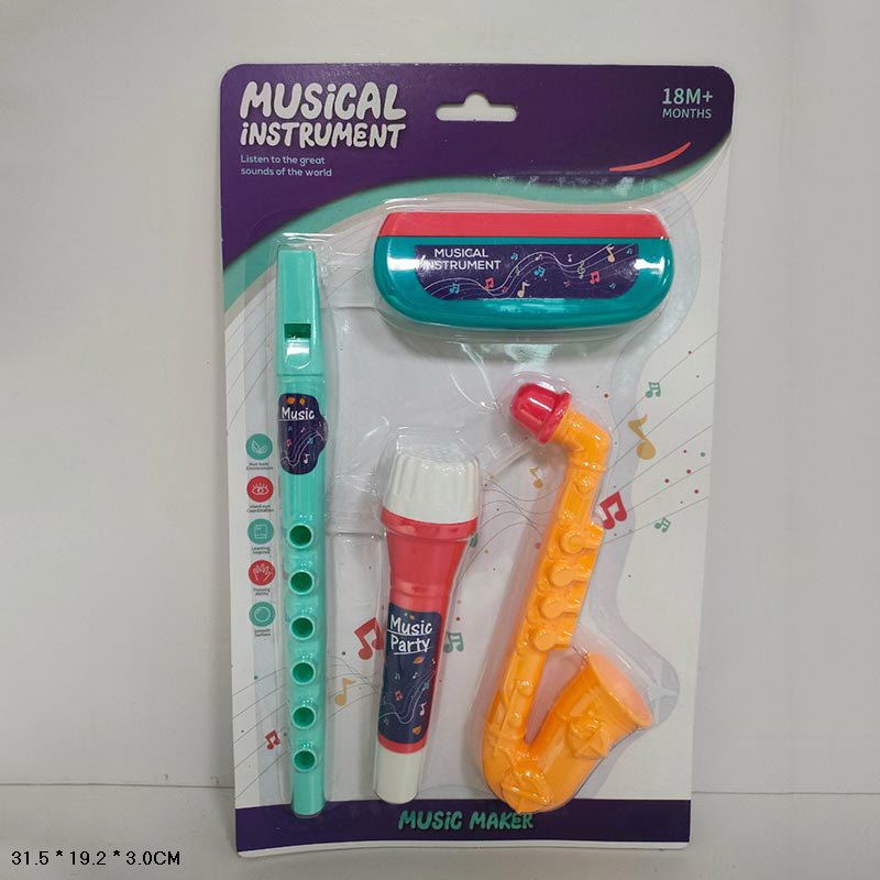 Музичні інструменти арт. 3303E (108шт) планшет 31,5*19,2*3см.