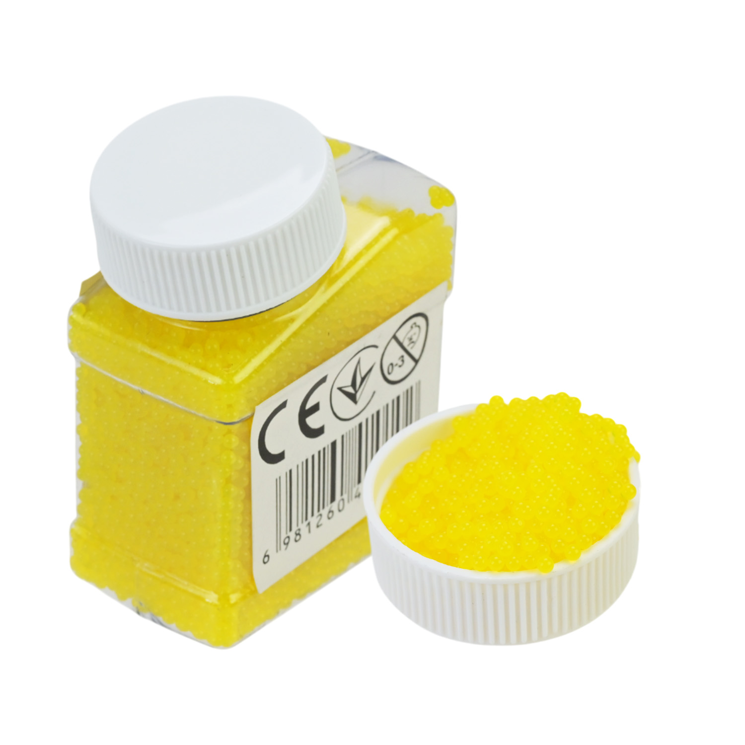 Кульки арт. 880 (384шт/2) гелеві, 6кольорів,24шт у дисплей боксі 27,5*16*7,3см, ціна за шт. уп. 4,5*2,5*6,5см