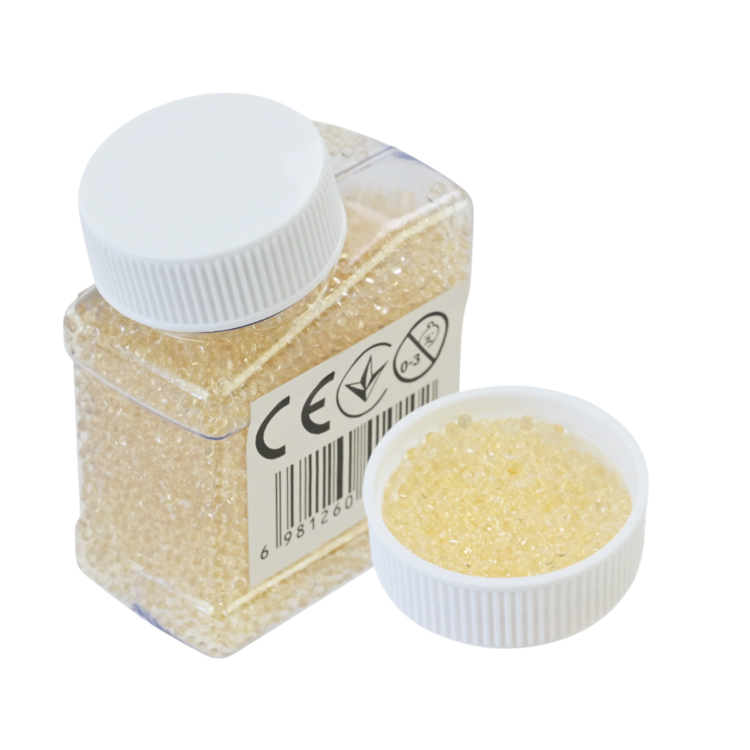 Кульки арт. 880 (384шт/2) гелеві, 6кольорів,24шт у дисплей боксі 27,5*16*7,3см, ціна за шт. уп. 4,5*2,5*6,5см