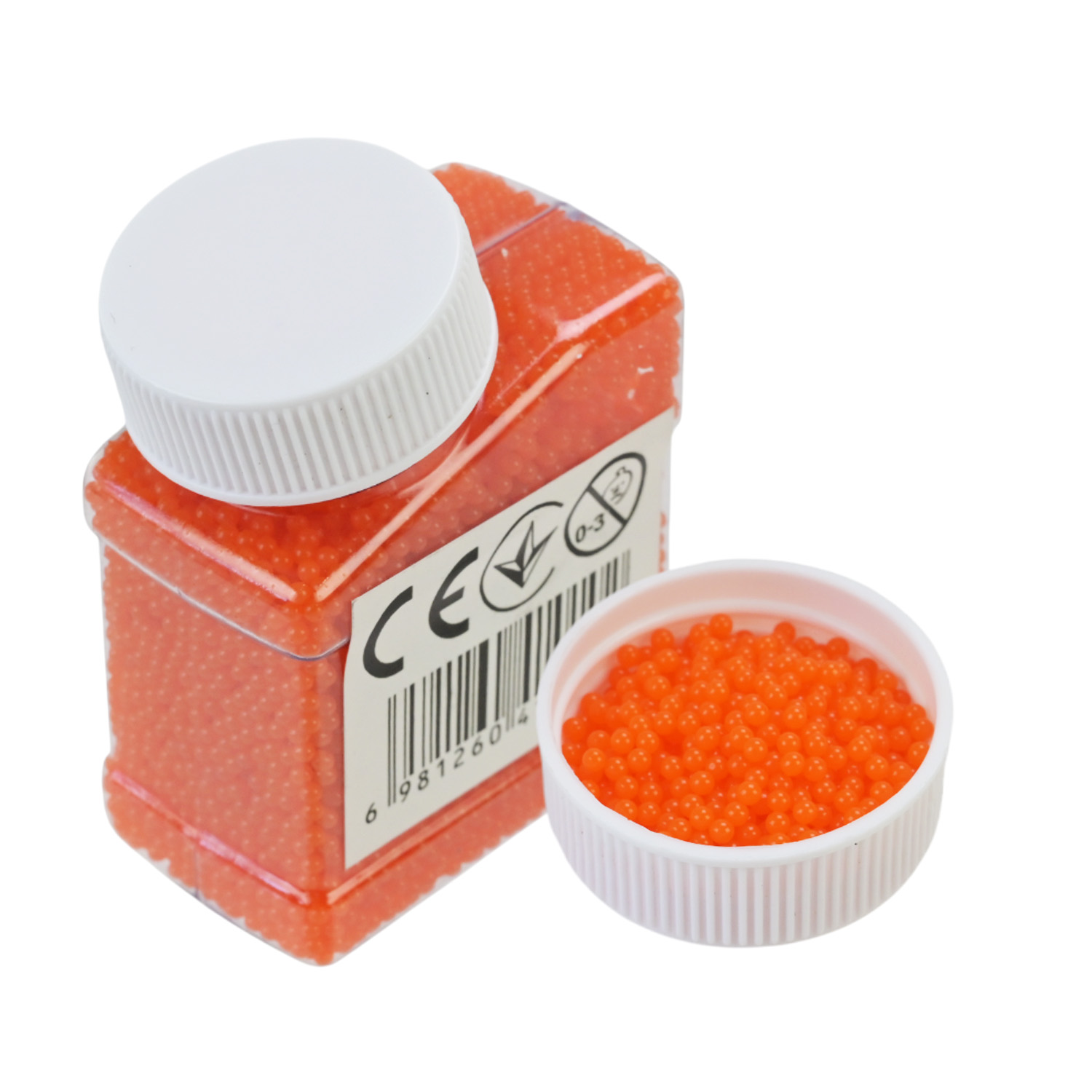 Кульки арт. 880 (384шт/2) гелеві, 6кольорів,24шт у дисплей боксі 27,5*16*7,3см, ціна за шт. уп. 4,5*2,5*6,5см