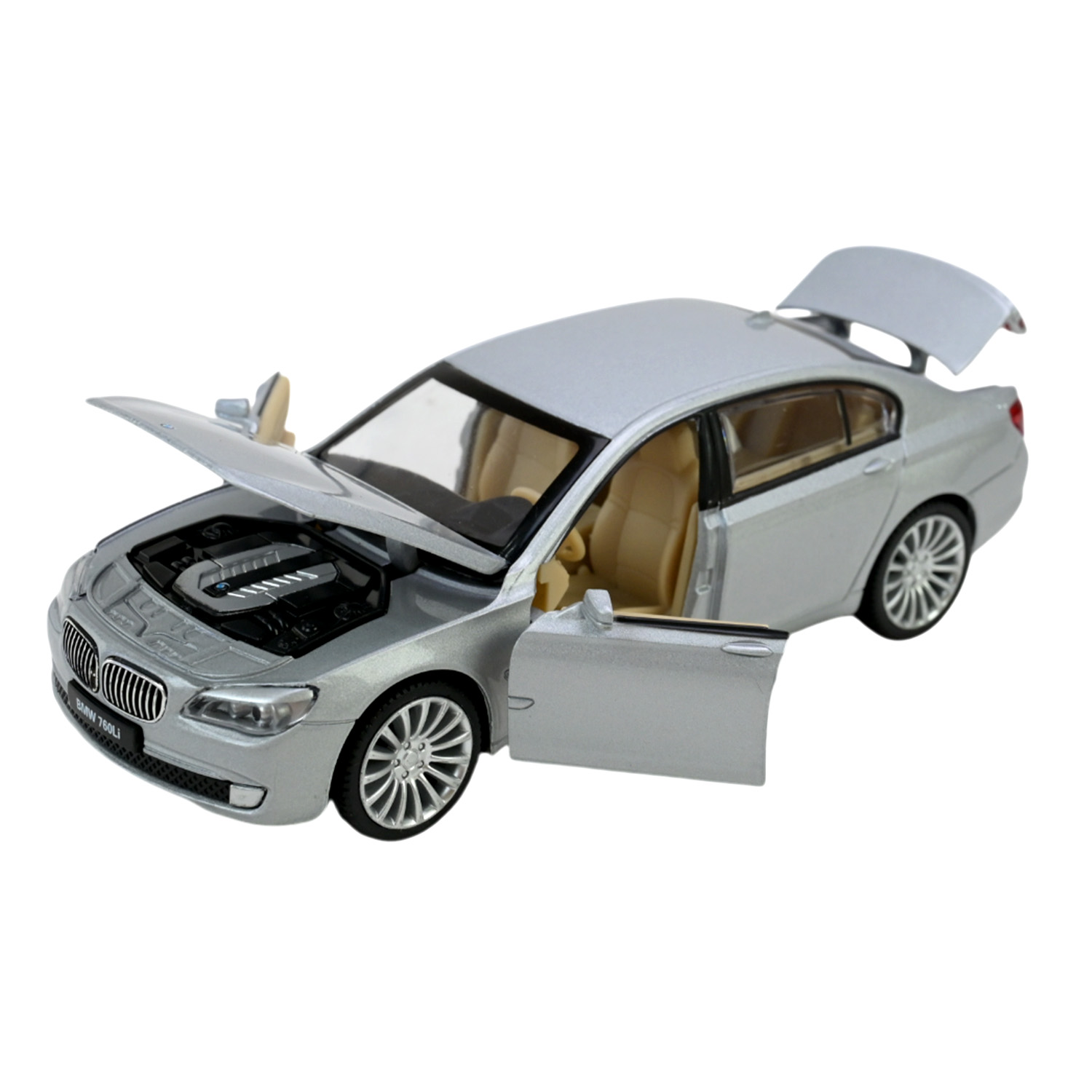 Машина мет. АВТОПРОМ арт. 68340 (48шт/2) 1:34 BMW 760 LI, батар,світло,звук,відкр.двері,кор. 18*9*8см