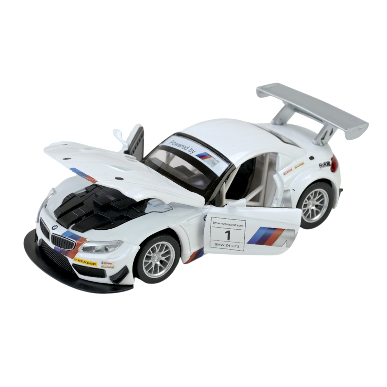 Машина мет. АВТОПРОМ арт. 68349 (48шт/2) 1:32 BMW Z4 GT3,капот, батар,світло,звук,відкр.двері,кор. 18*9*8см