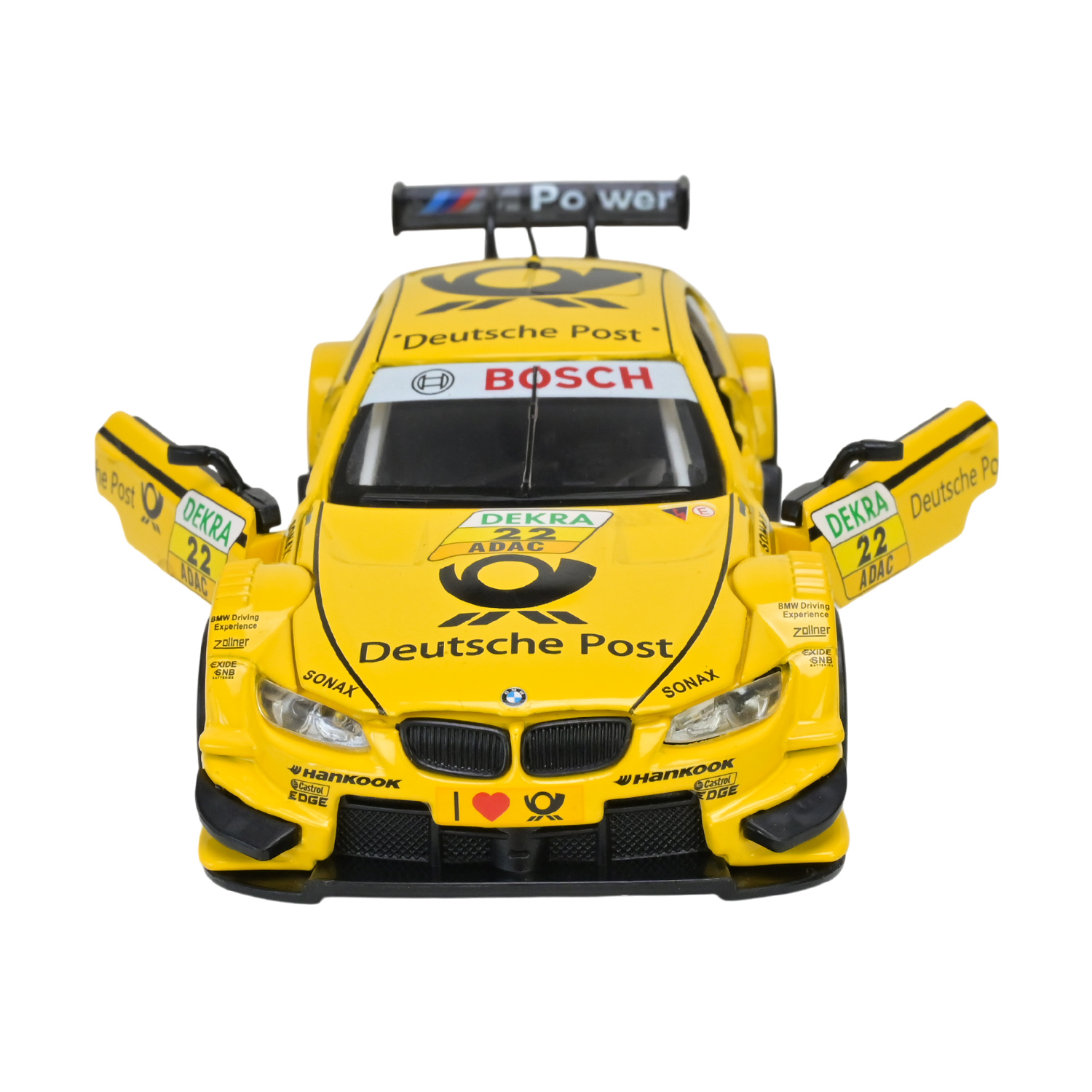 Машина мет. АВТОПРОМ арт. 68355(Y) (48шт/2) 1:32 BMW M3 DTM, батар,світло,звук,відкр.двері,кор. 18*9*8см