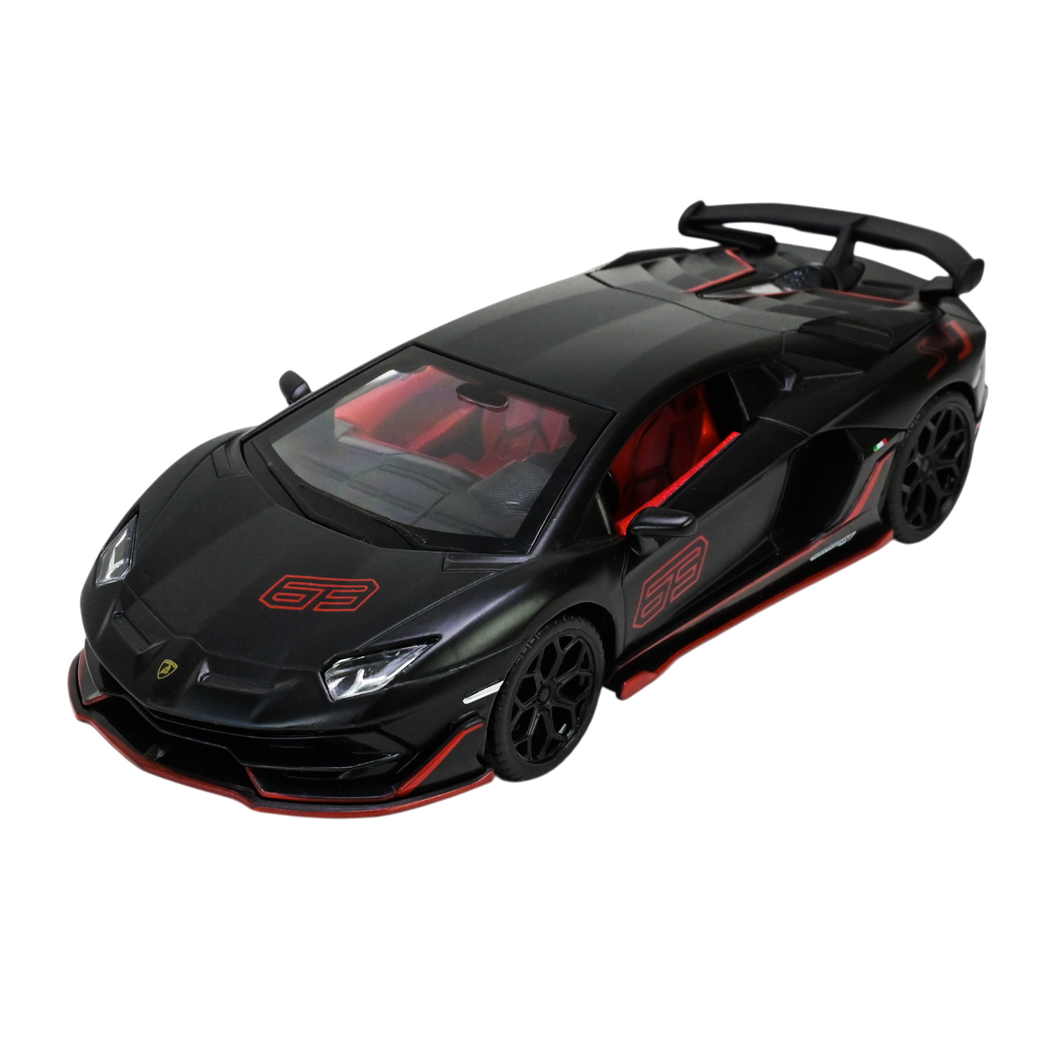 Машина мет. АВТОПРОМ арт. 68472(B) (48шт/2) 1:32 Lamborghini Aventador SVJ, батар,світло,звук,відкр.двері,кор. 18*9*8см