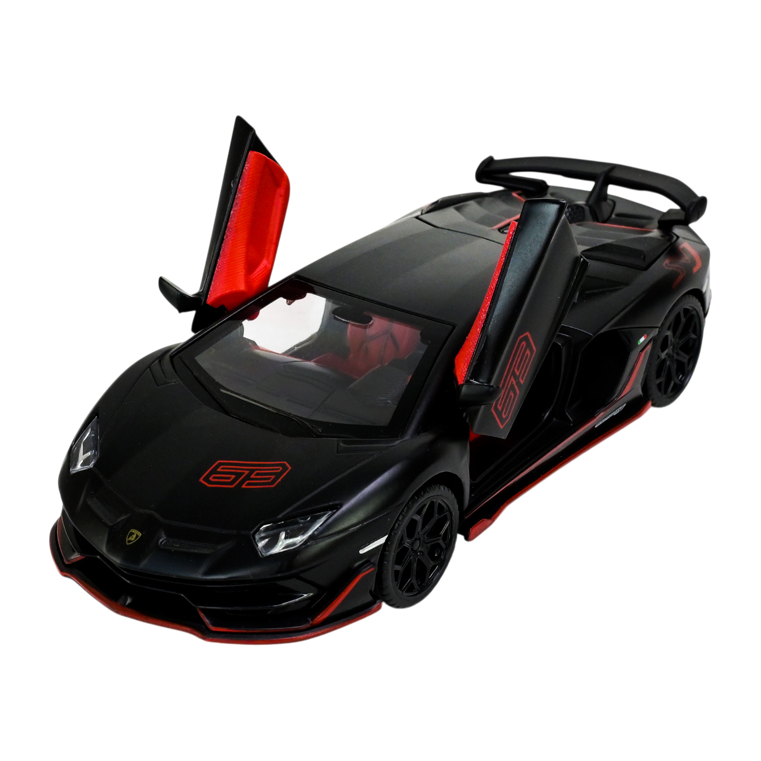 Машина мет. АВТОПРОМ арт. 68472(B) (48шт/2) 1:32 Lamborghini Aventador SVJ, батар,світло,звук,відкр.двері,кор. 18*9*8см