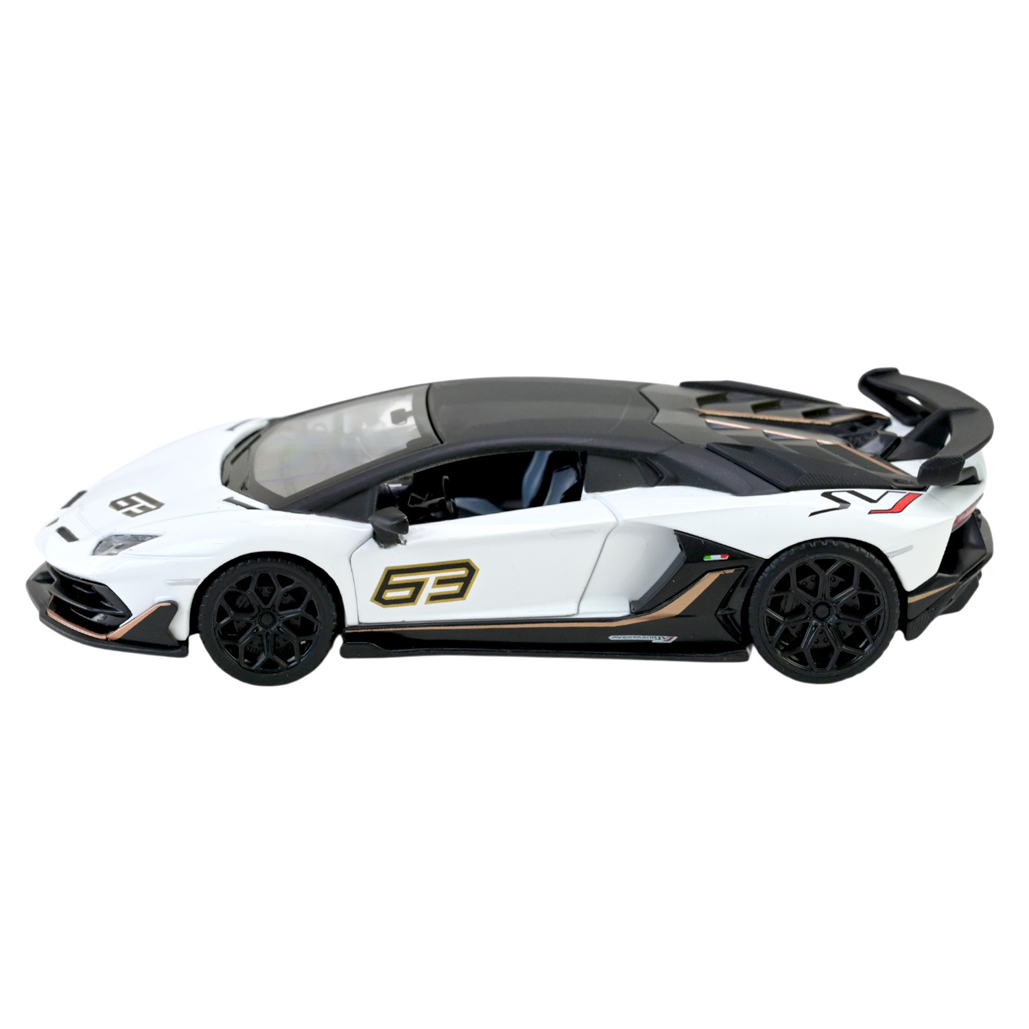 Машина мет. АВТОПРОМ арт. 68472(W) (48шт/2) 1:32 Lamborghini Aventador SVJ, батар,світло,звук,багажник відкр.двері,кор. 18*9*8см