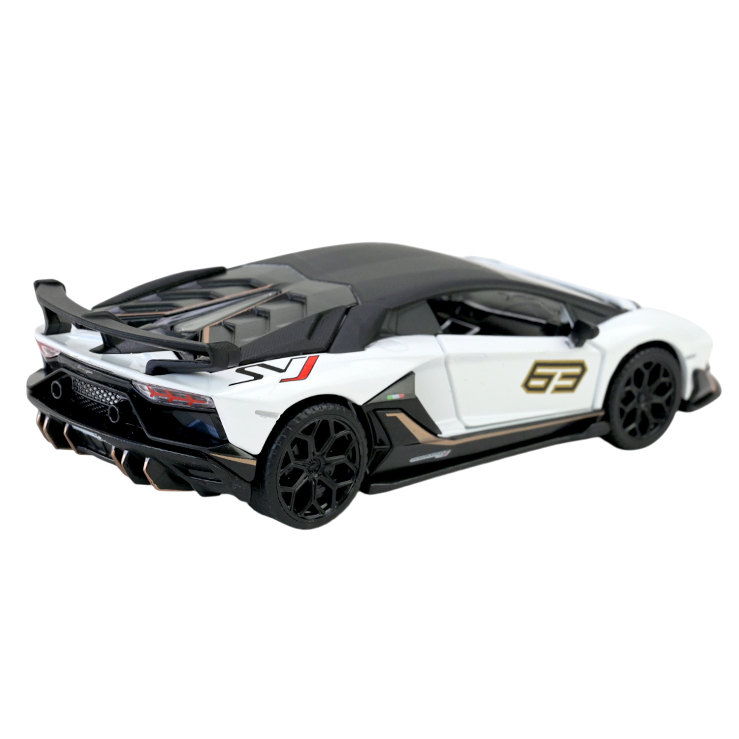 Машина мет. АВТОПРОМ арт. 68472(W) (48шт/2) 1:32 Lamborghini Aventador SVJ, батар,світло,звук,багажник відкр.двері,кор. 18*9*8см