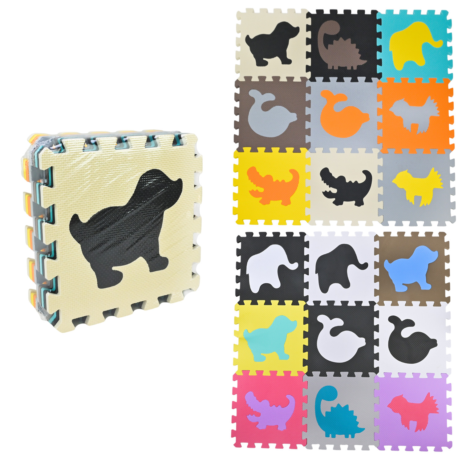 Пазли фомові EVA арт C9801 (24шт) 30*30 см 9 дет в плівці плівка 30*30*8 см