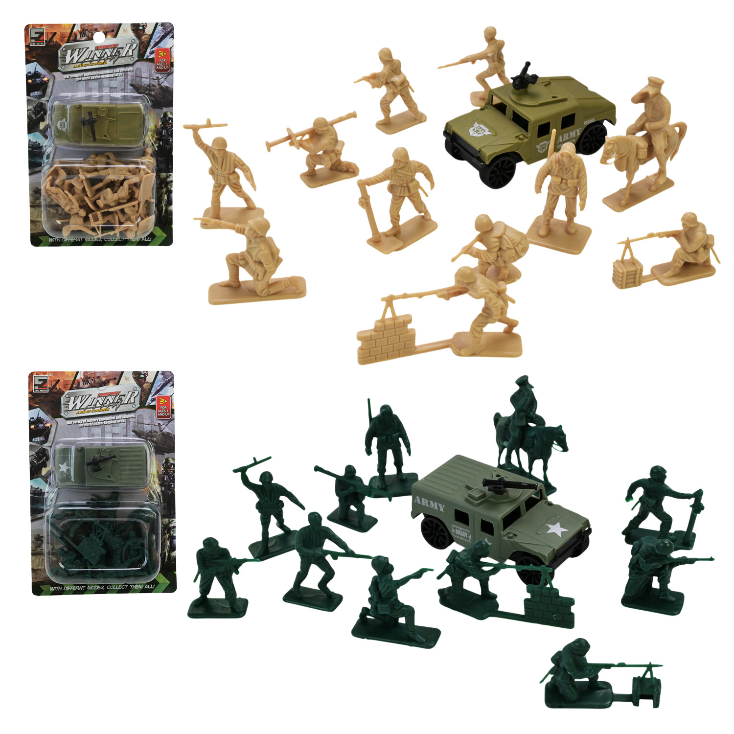 Військовий набір арт. 718-55B (216шт/2) 2 види, планш. 14*6*21,5см