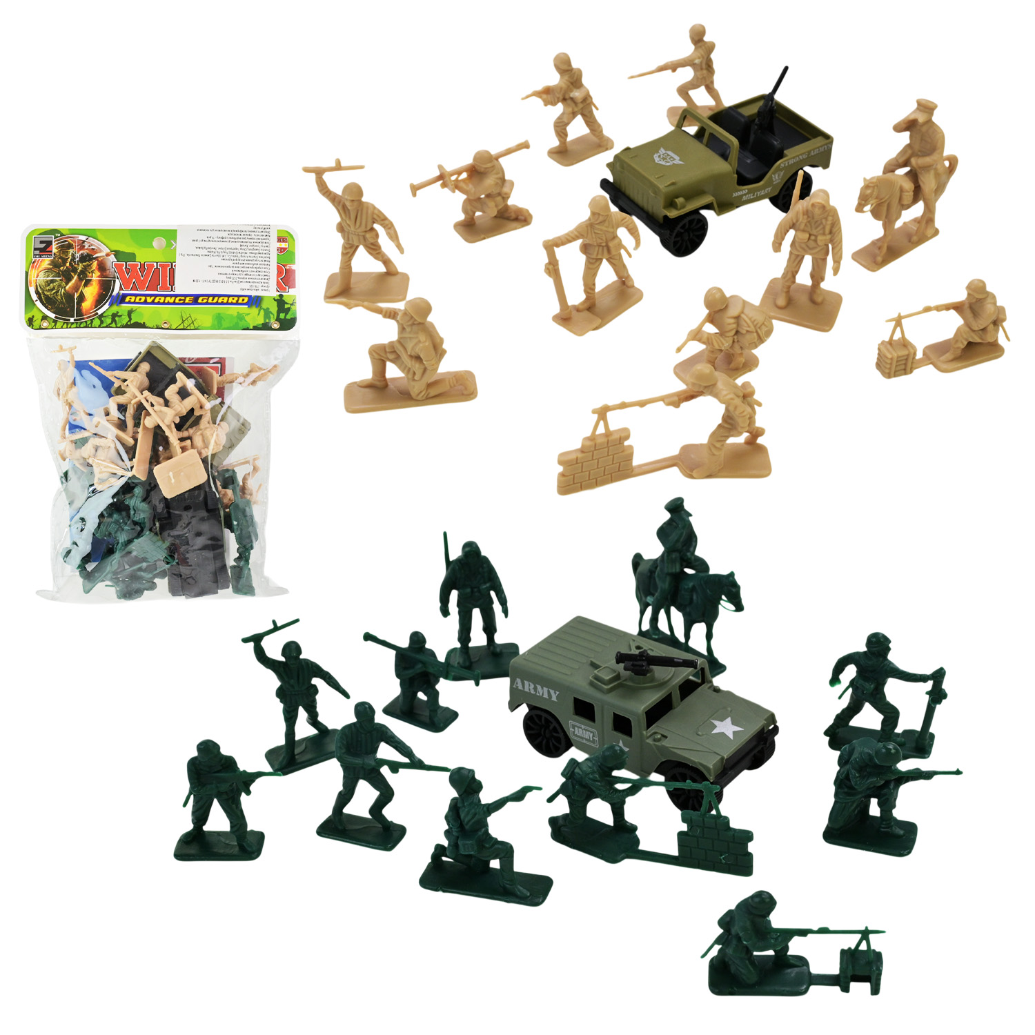 Набір військової техніки арт. 718-59C (168шт/2) пакет 24*17*6см