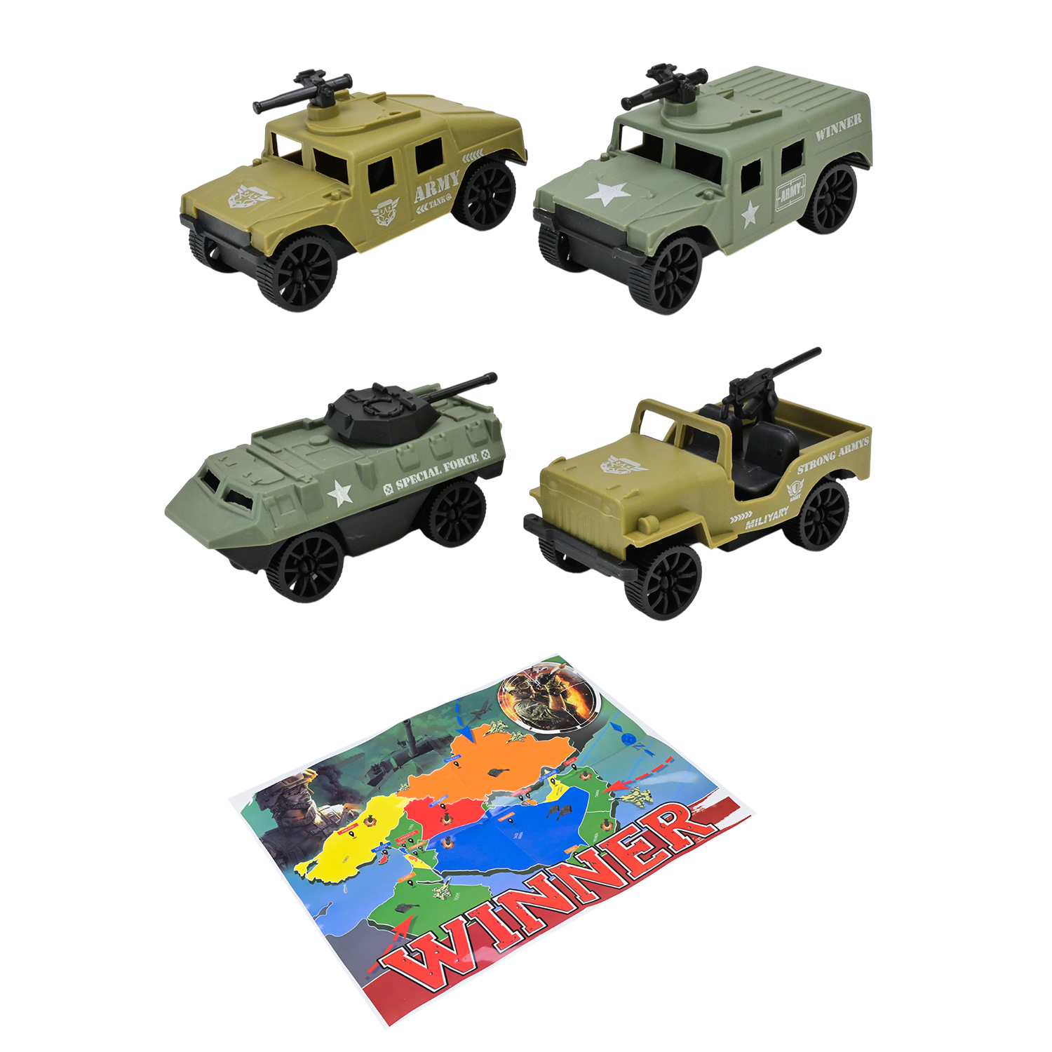 Набір військової техніки арт. 718-61C (168шт/2) пакет 24*17*5см Nabir viysʹkovoyi tekhnik