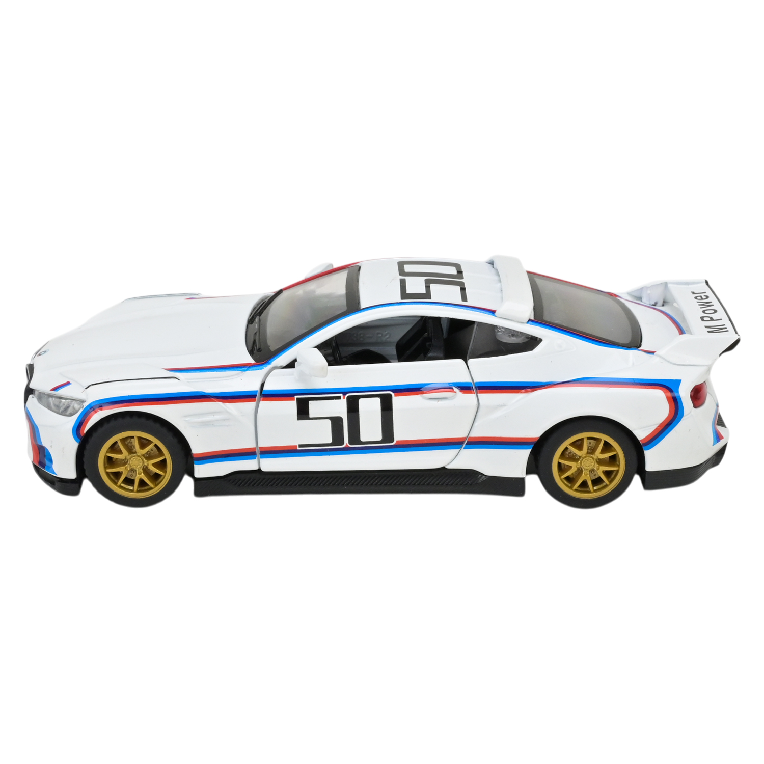 Машина мет. АВТОПРОМ арт. 4389 (96шт/2) 1:42 BMW 3.0CSL,короб. 14,5*6,5*7см