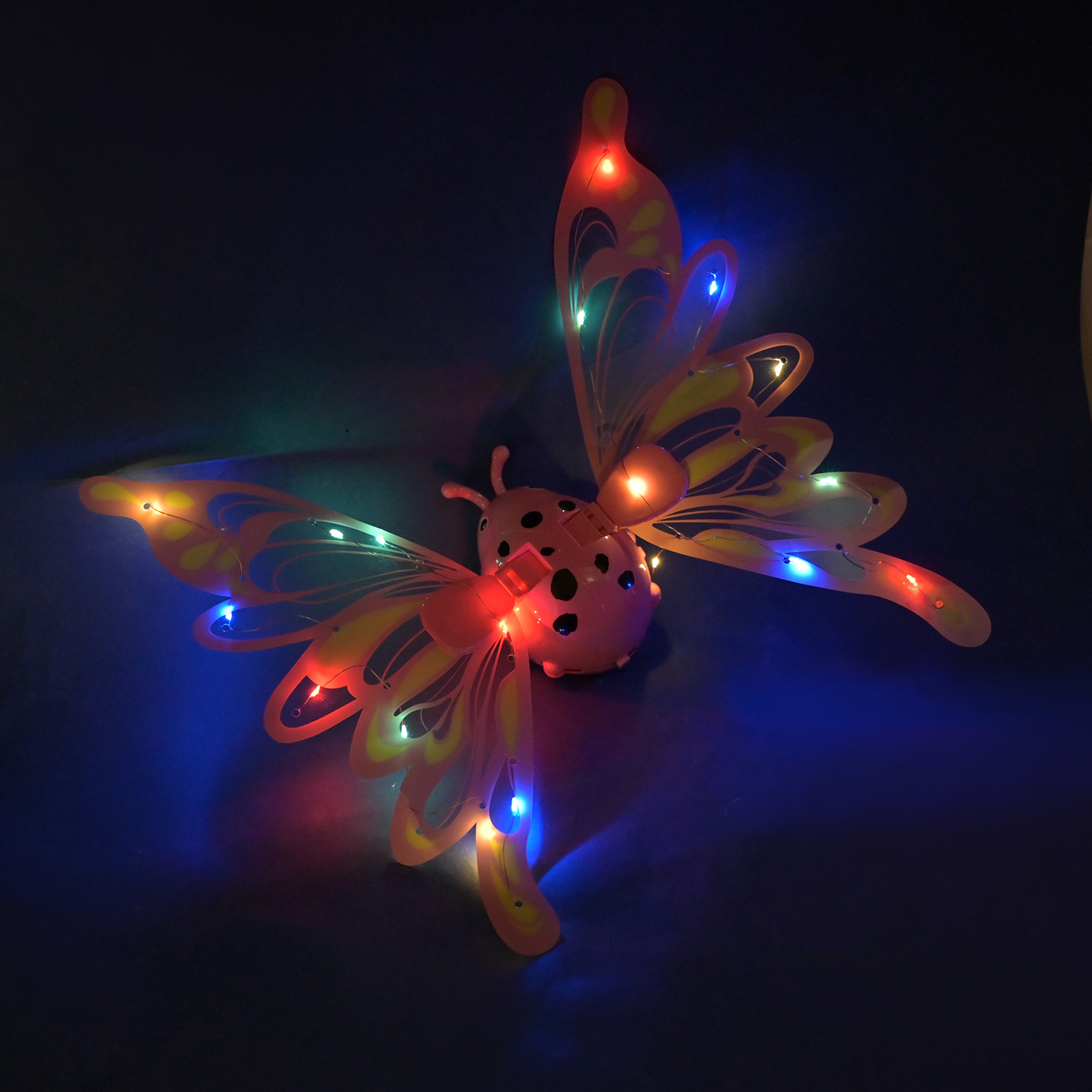 Крила арт. 9933-A (48шт/2) батар. свытло, звук, рух короб. 37*8*22см