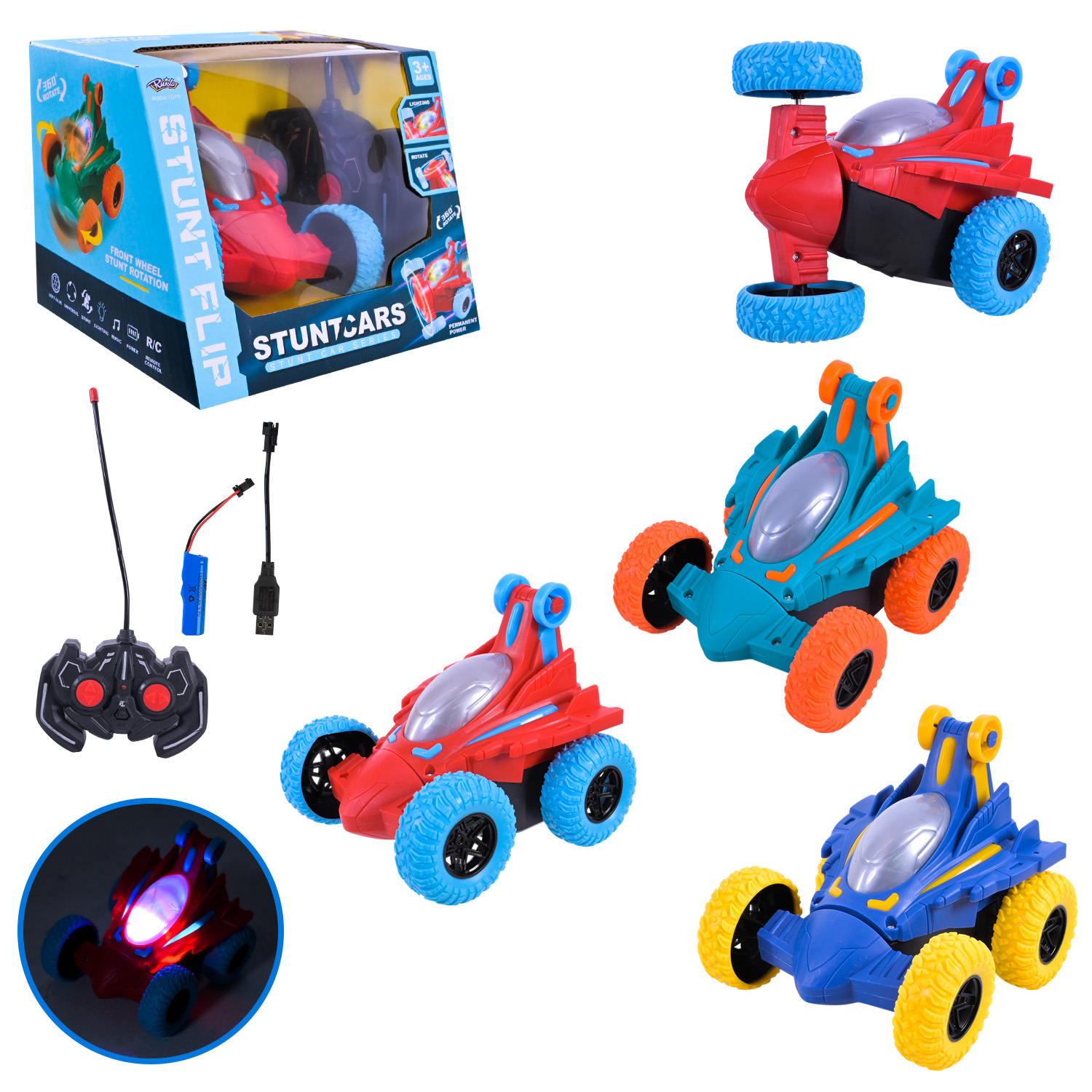 Перевертиш р/к арт. 303-1 (72шт/2) акум 3 кольори короб. 16*14*12,7см