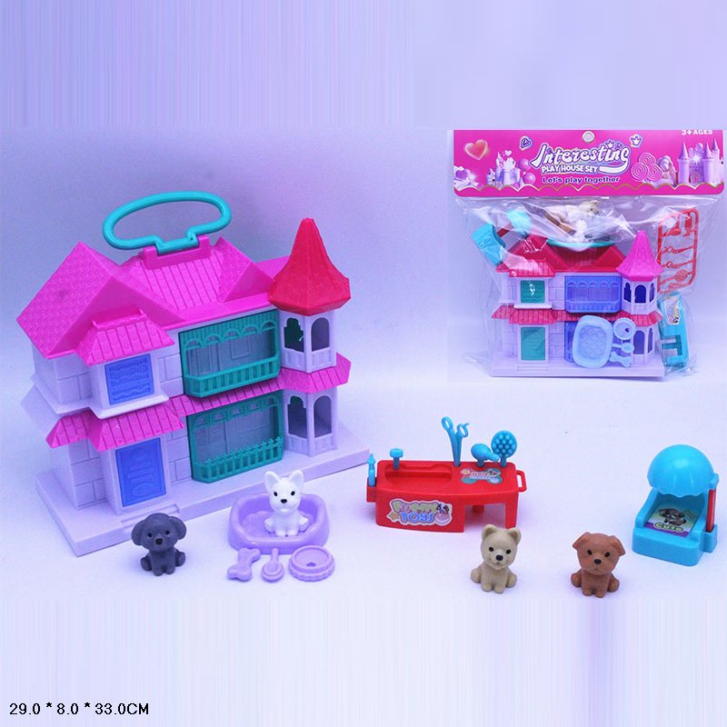 Будинок арт. HY8788-9 (80шт/2) для тварин, аксес пакет 29*8*33