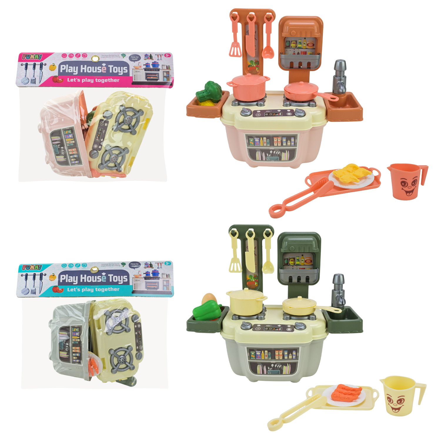 Побутова техніка арт. A6619-94 (96шт/2)   мікс 2 кольори, плита, аксес пакет 28*28*10