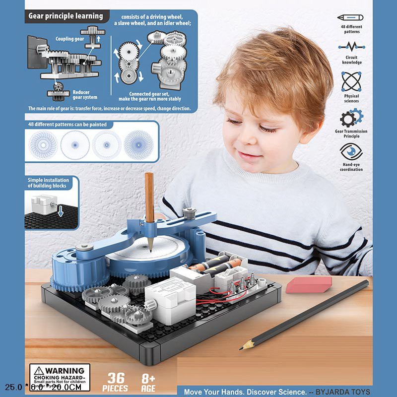 Ігровий набір арт. DL0101 (48шт/2) батар.,36дет. у короб.25*20*6см