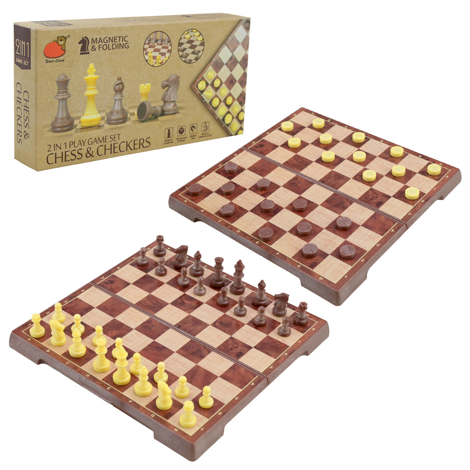 Настільна гра "Шахмати" арт. 2058 (96шт) у короб.19,5*9,5*3см