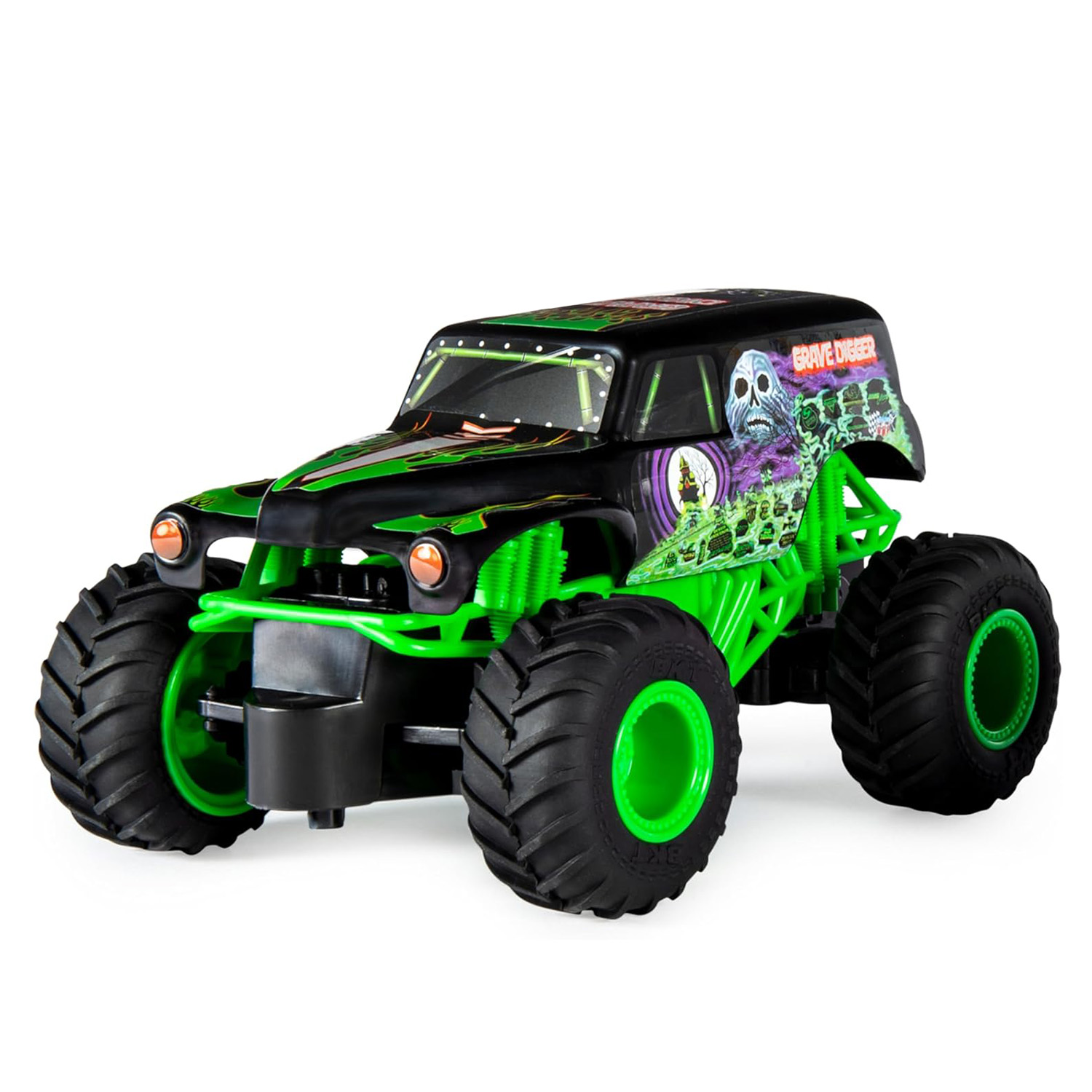 Авто на р/к "Moster Jam" GraveDigger, 1:24, арт. 6047111, (4шт) короб. 28,2*14,5*14см