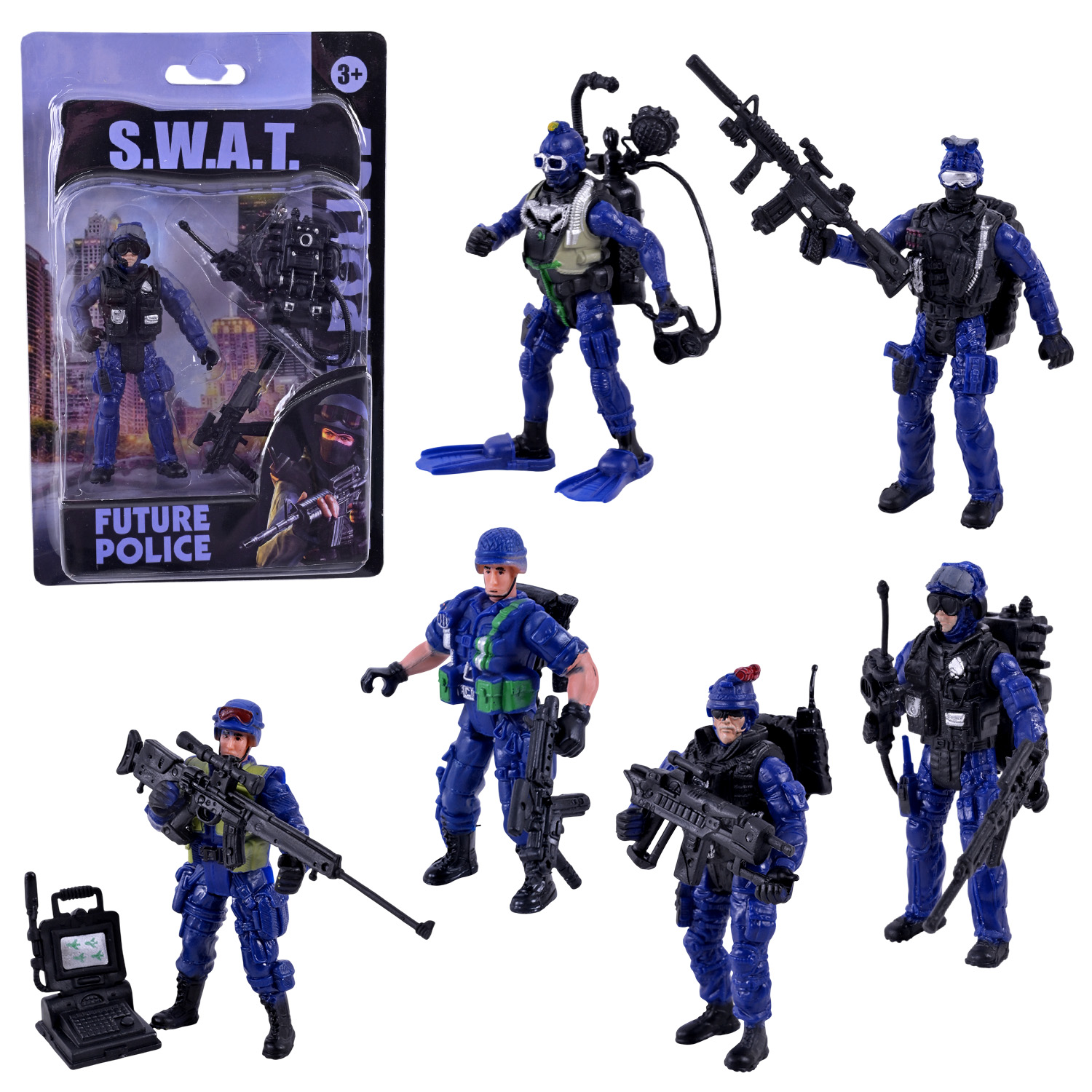 Фігурки солдатів арт.5898-125 (240шт/2) 6 видів на планшетці 21,8*14*4,5см