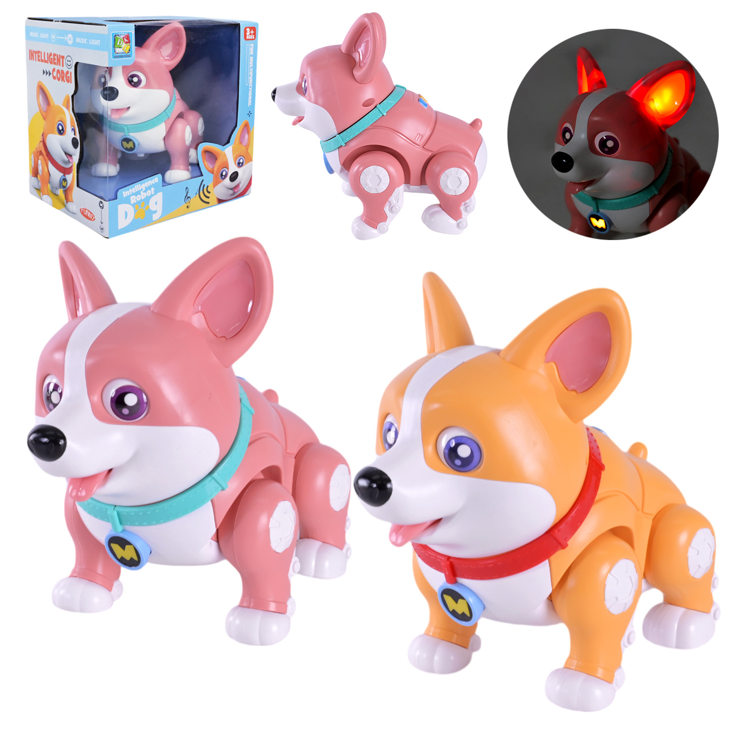 Песик муз. арт. 333-9 (36шт/2) батар., звук, рух, р-р 17,5*10,5*17см, у короб. 19,5*15*19см.