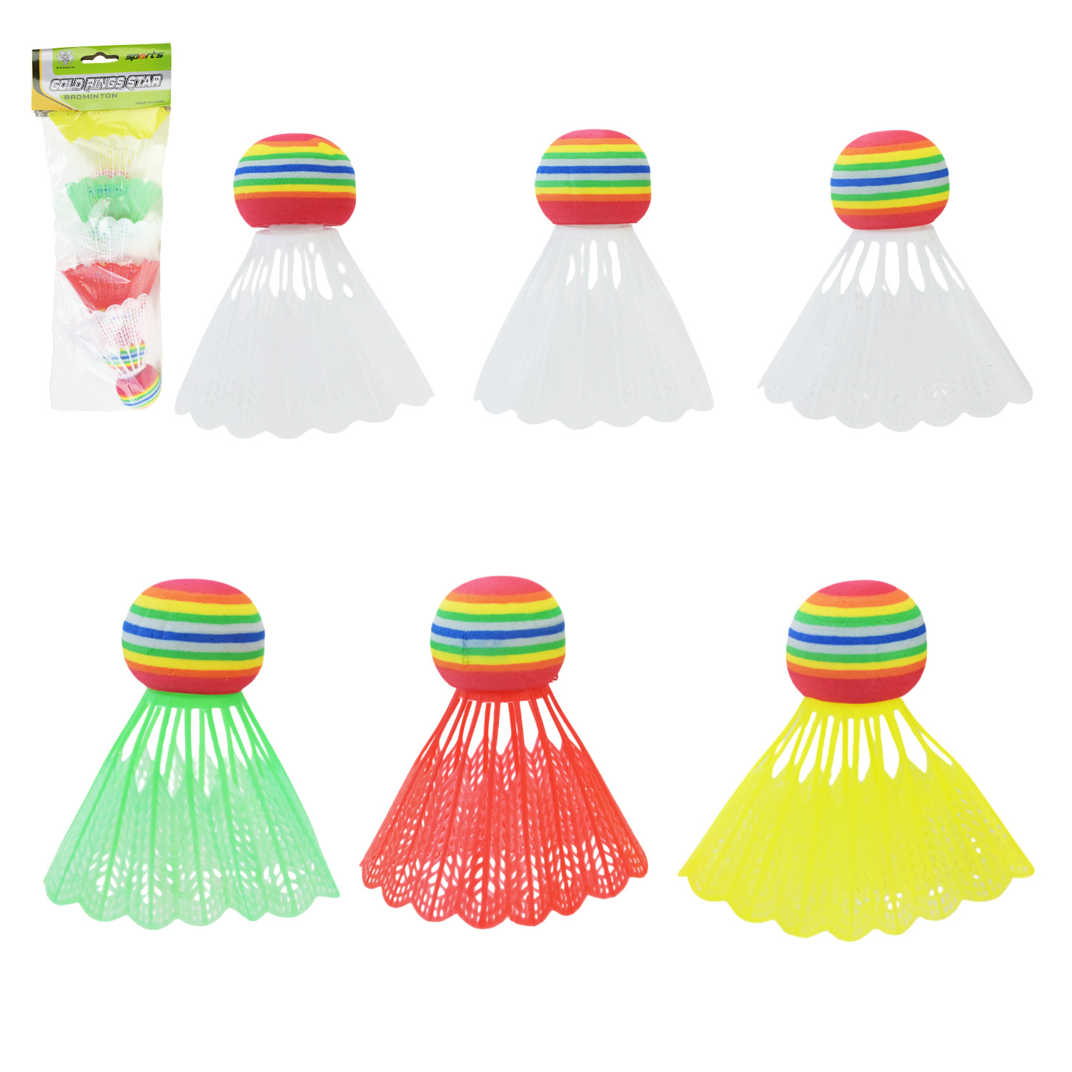 Набiр воланчикiв арт. BD20597 (300шт) 6 шт у пакеті 10*3*20 см