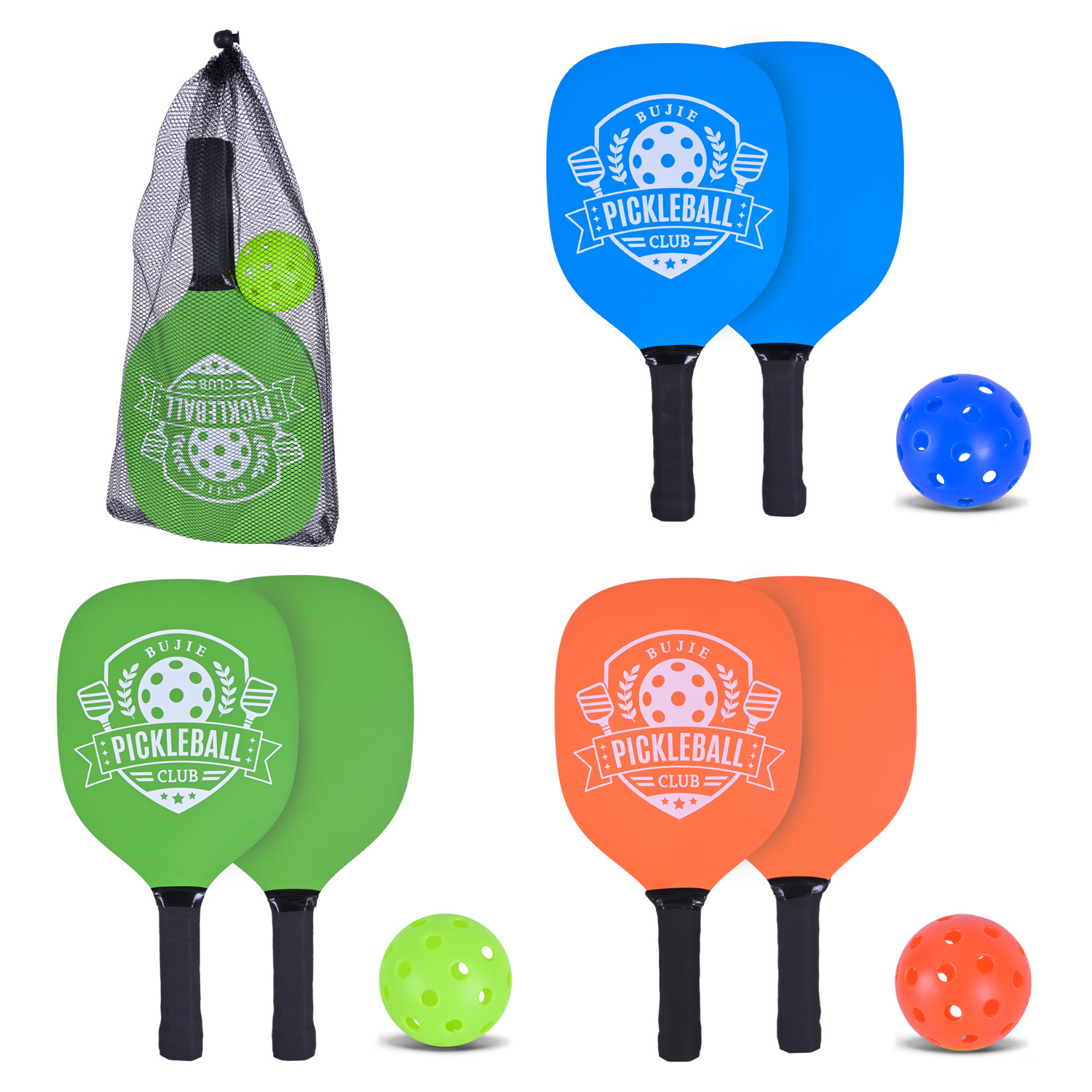 Набір для гри в піклбол арт. BD20600 (24шт)  дві ракетки, м'яч у сітці
