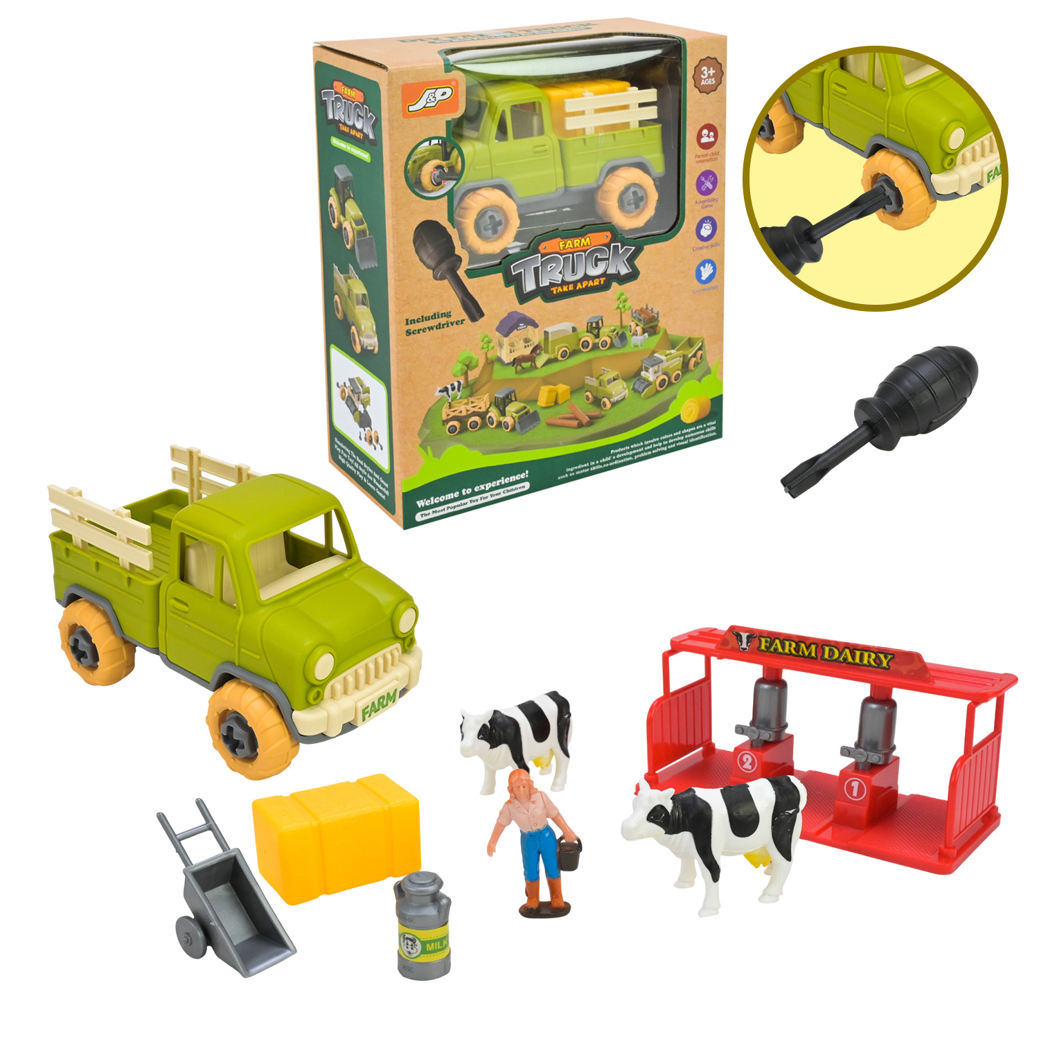 Ігровий набір арт. 8835 (60шт/2) заправка,машина,інструменти,аксесуари у короб.18,8*8,8*22,5см