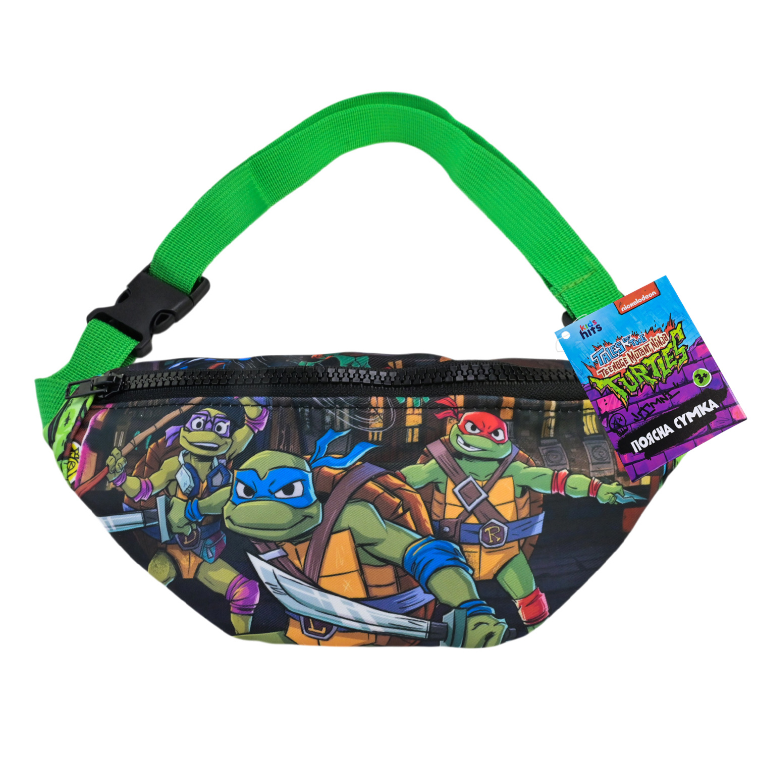 Сумка бананка TMNT арт. KH78/001L (100шт) 24*11 см