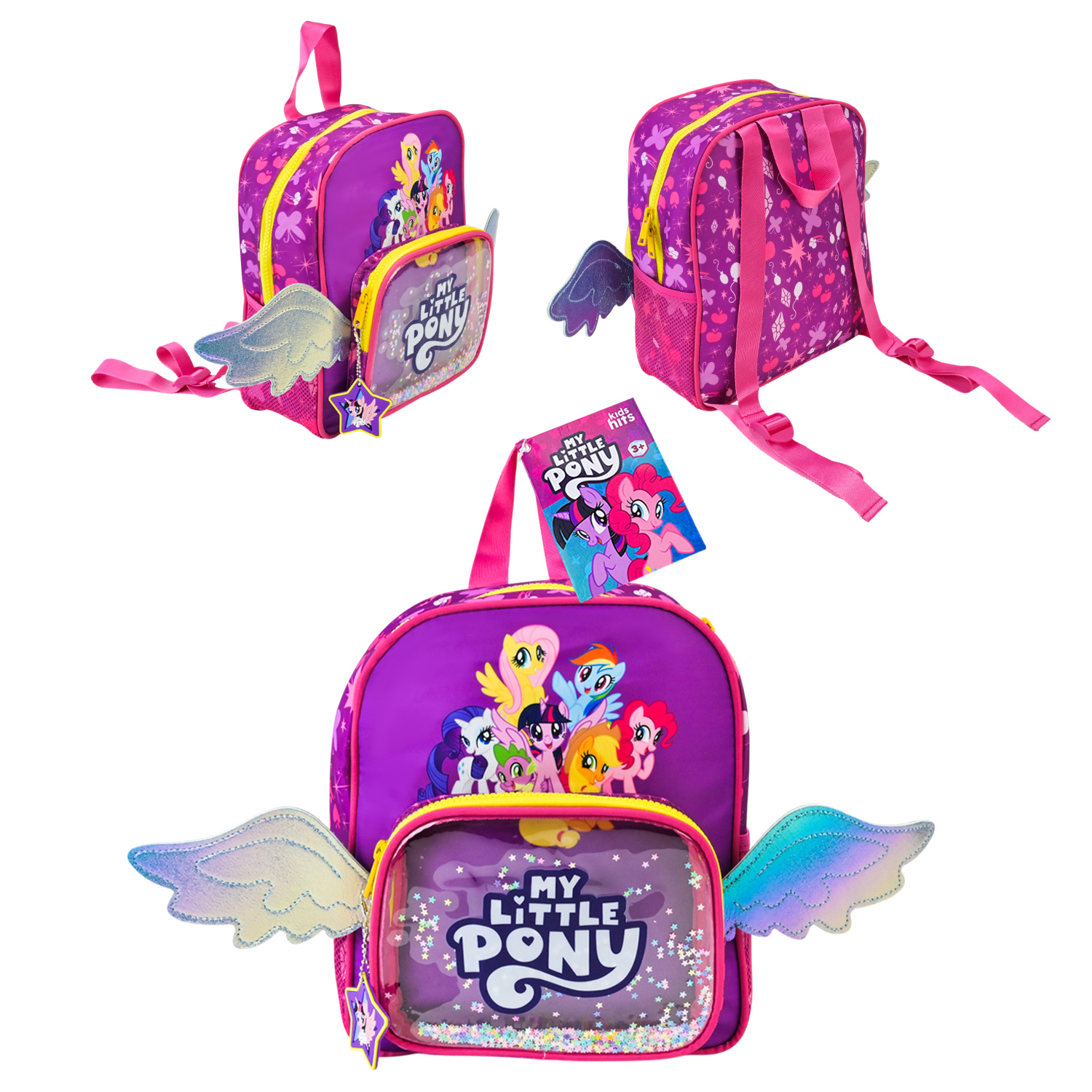 Рюкзак My Little Pony арт. KH80/001L (50шт) 28*24*13см