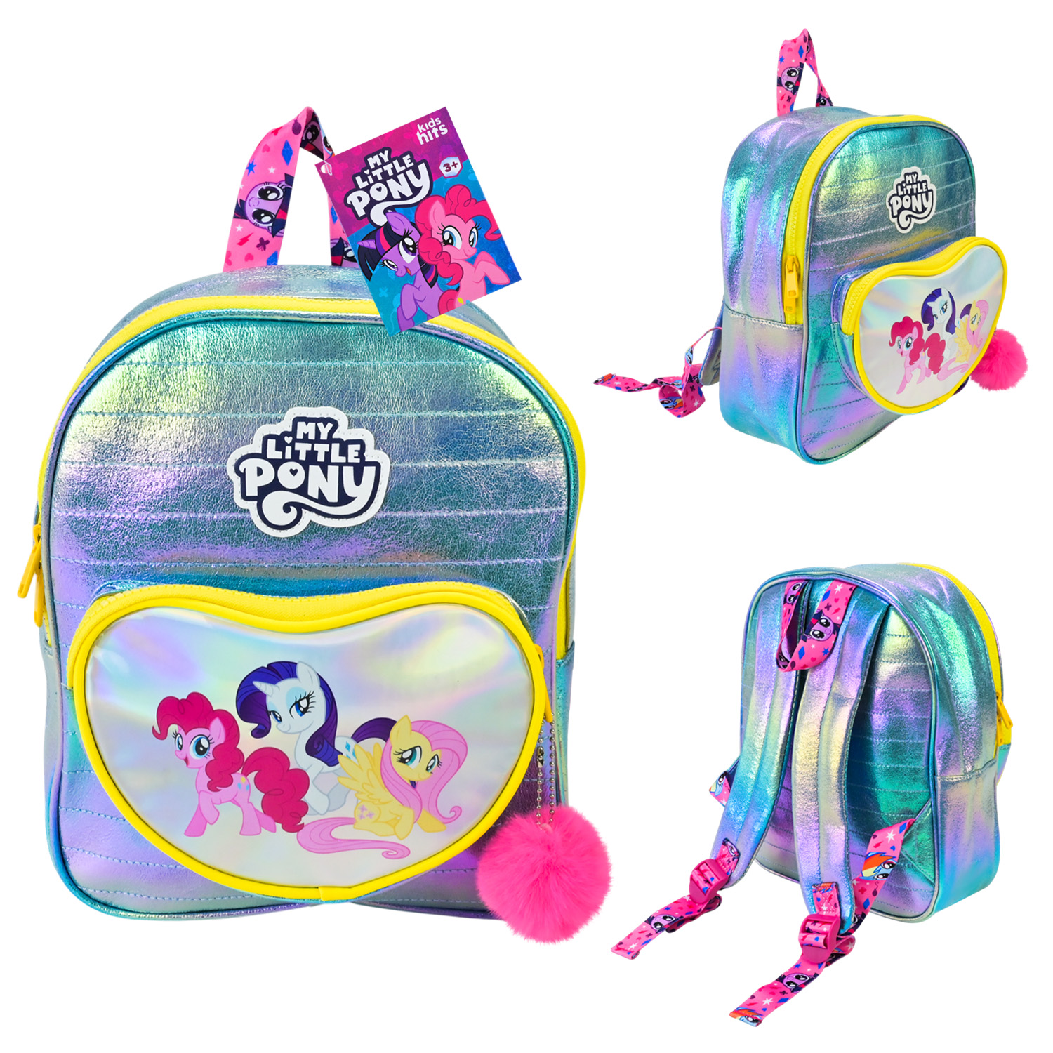 Рюкзак My Little Pony арт. KH80/002L (50шт) 24*28*13см