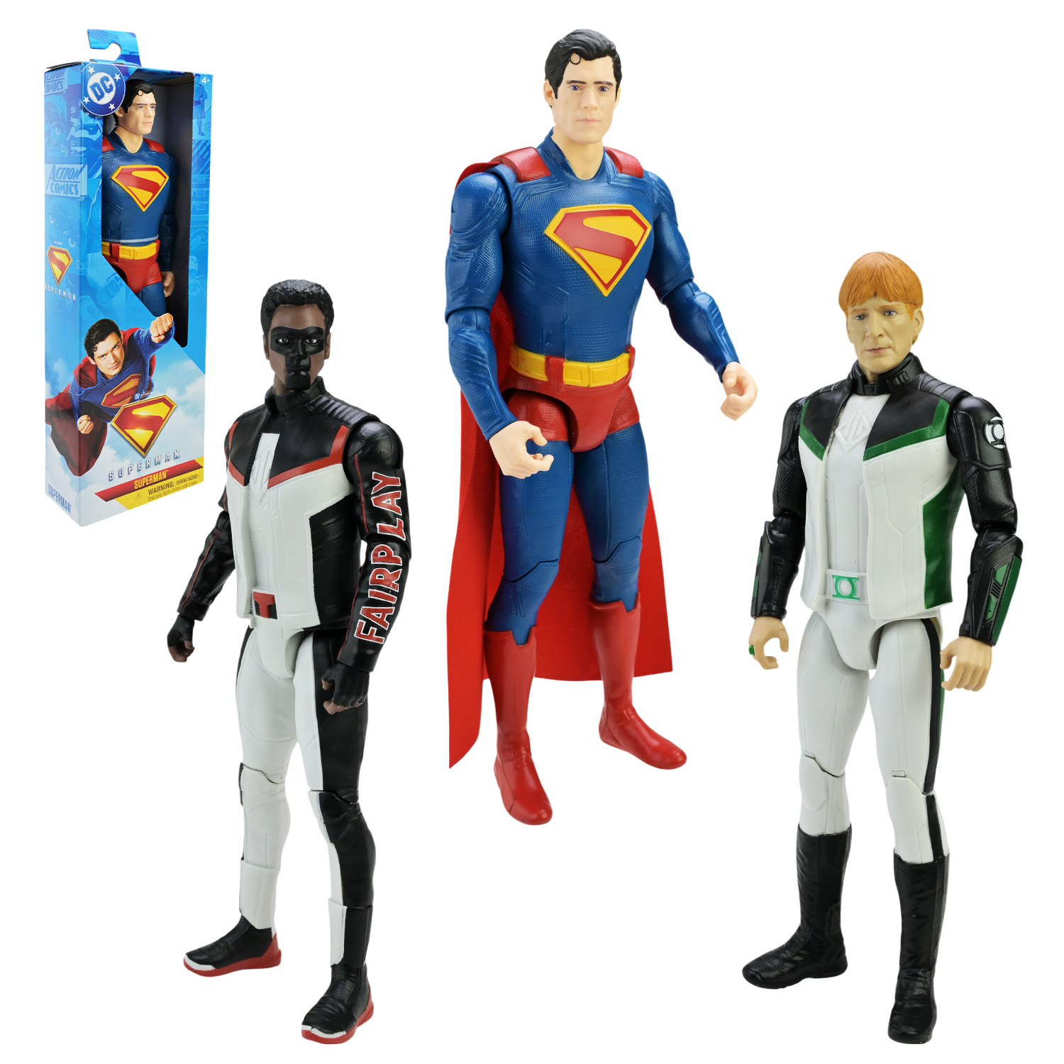 Іграшка фігурка арт. 6073189 (4шт) Superman, 30 см, з аксесуарами, у коробці 10*5*30 см