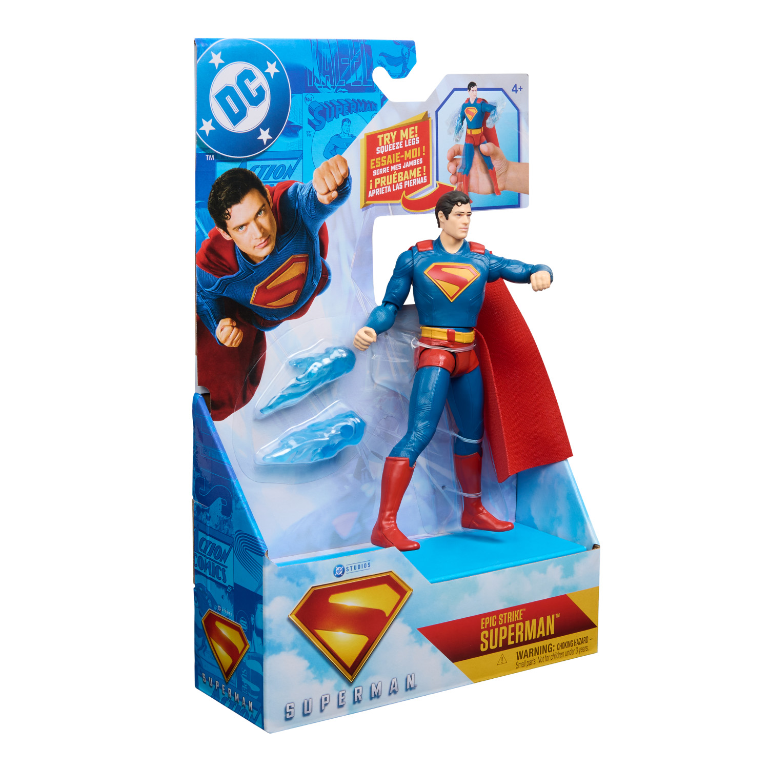 Іграшка фігурка арт. 6073190 (4шт) Superman, 15 см, з аксесуарами, у коробці 17,5*6*28 см