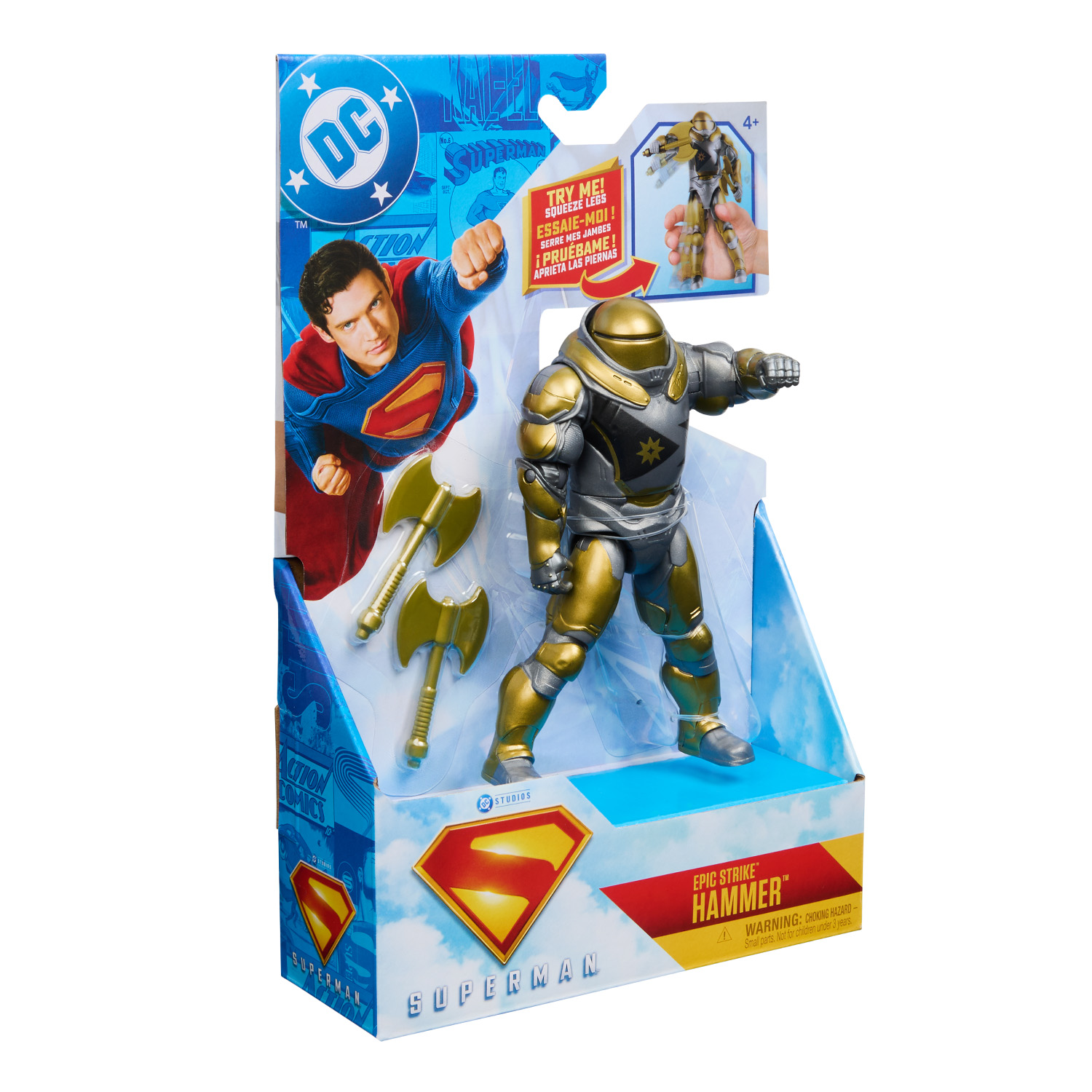 Іграшка фігурка арт. 6073190 (4шт) Superman, 15 см, з аксесуарами, у коробці 17,5*6*28 см