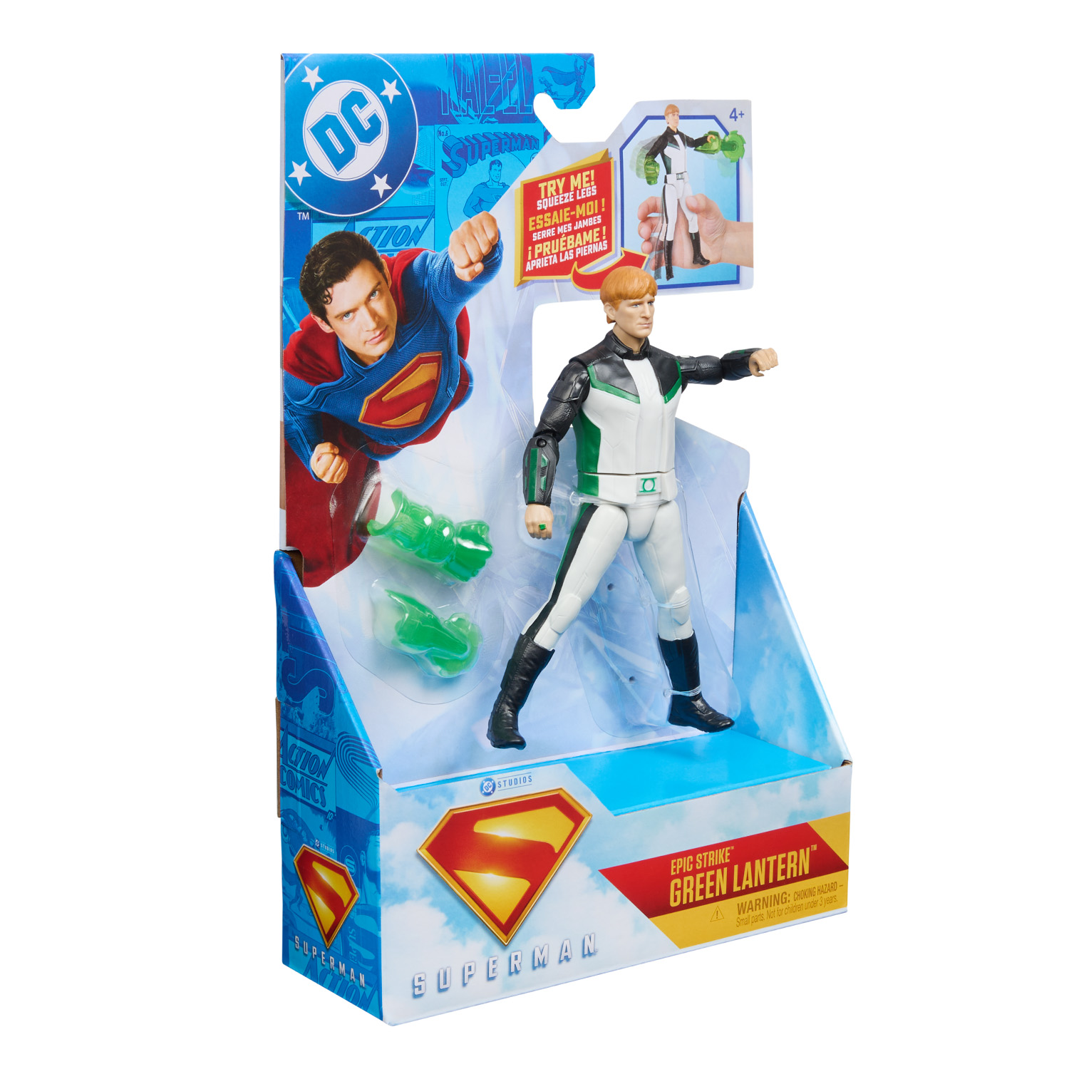 Іграшка фігурка арт. 6073190 (4шт) Superman, 15 см, з аксесуарами, у коробці 17,5*6*28 см