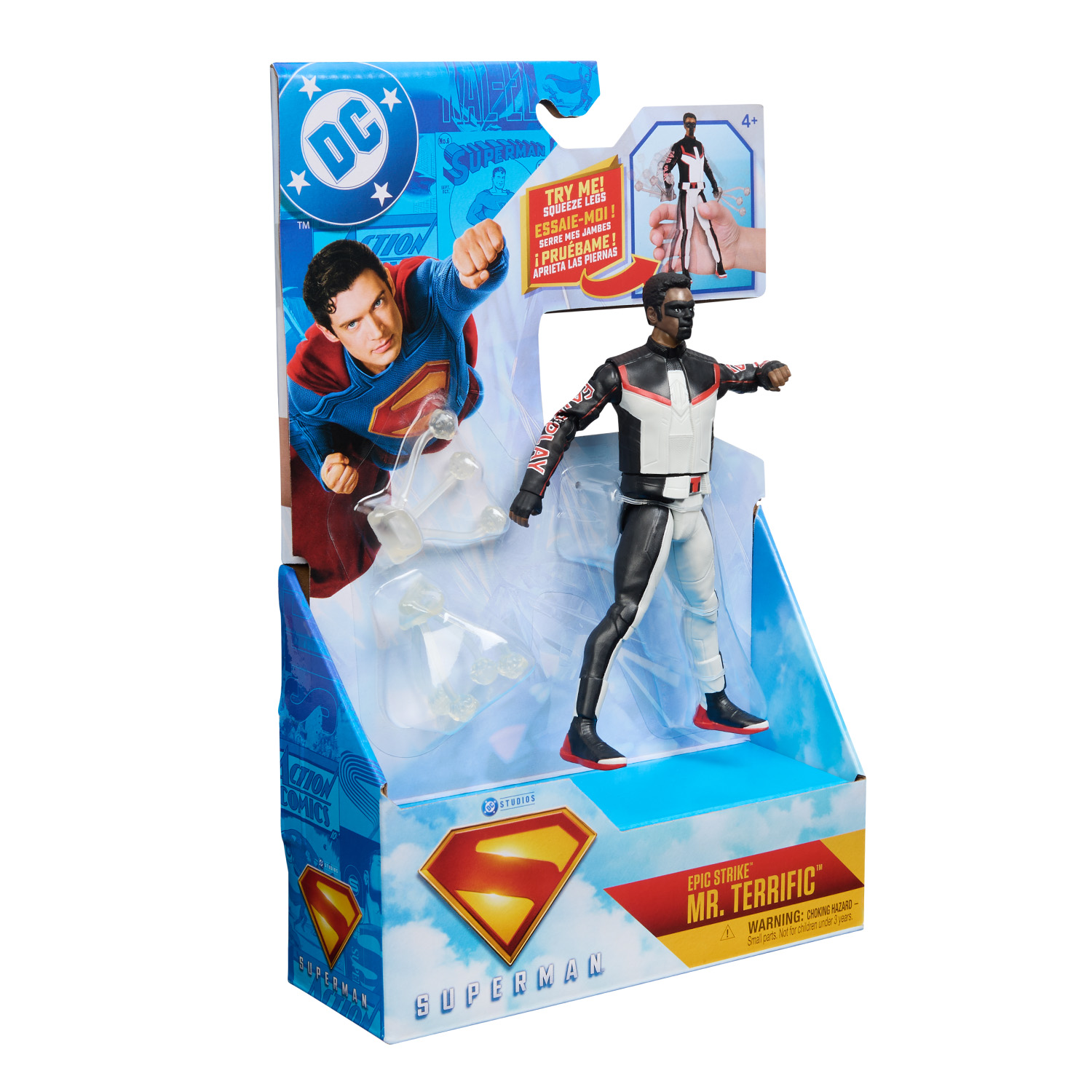 Іграшка фігурка арт. 6073190 (4шт) Superman, 15 см, з аксесуарами, у коробці 17,5*6*28 см