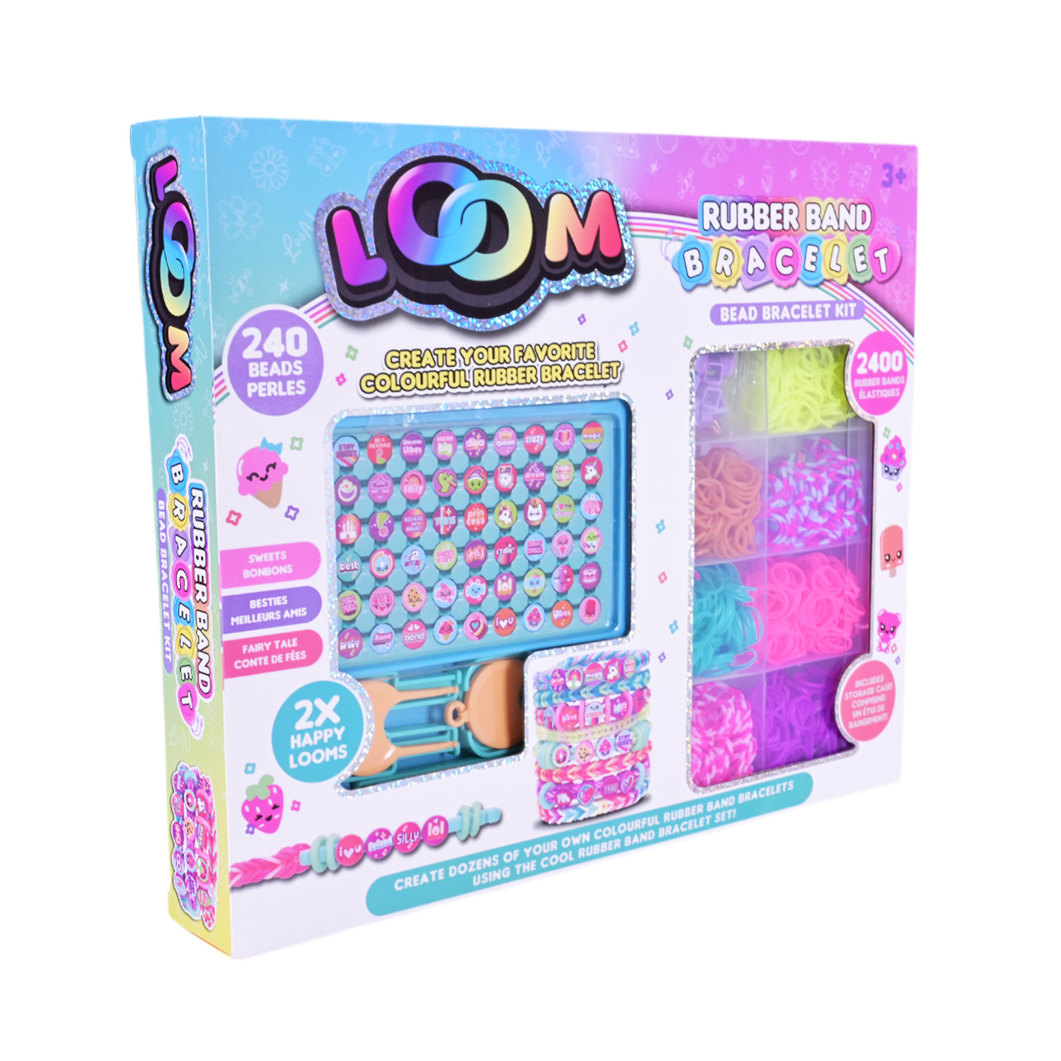 Резиночки для плетіння арт. 16502 (48шт/2) короб. 31.5*5*27 см