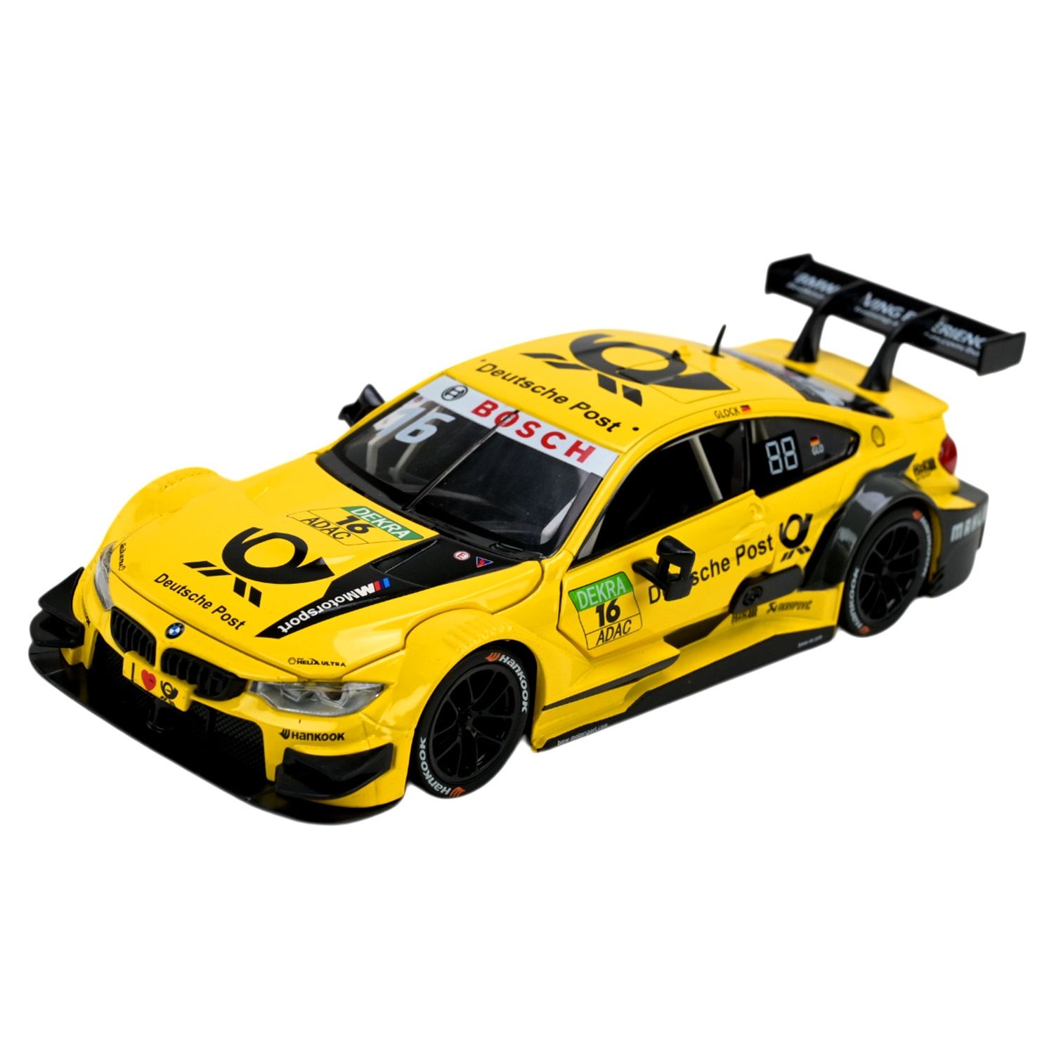 Іграшка машина мет. АВТОПРОМ арт. 68256B(Y) (12шт) 1:24 BMW M4 DTM, батар,світло,звук,відкр.двері,кор. 24,5*12см