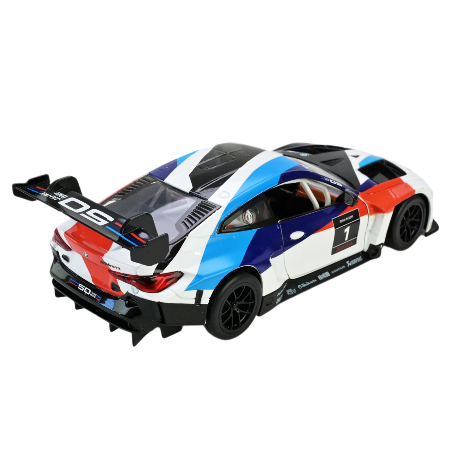 Іграшка машина мет. АВТОПРОМ арт. 68282A(W) (12шт/2) 1:24 BMW M4 GT3, батар,світло,звук,відкр.двері,кор. 24,5*12см