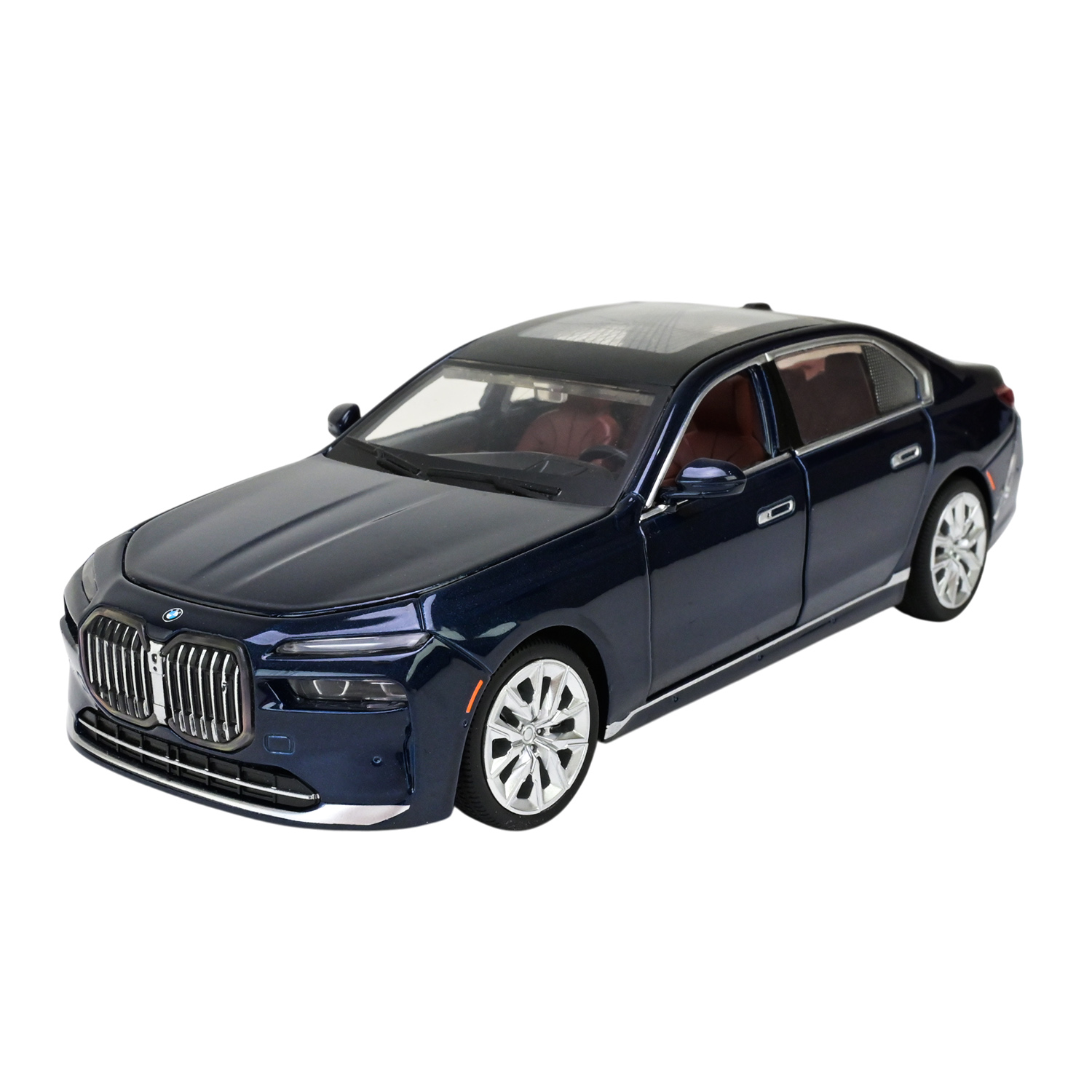 Машина мет. АВТОПРОМ арт. 68288A(B) (12шт/2) 1:24 BMW I7, батар,світло,звук,відкр.двері,кор. 24,5*12см