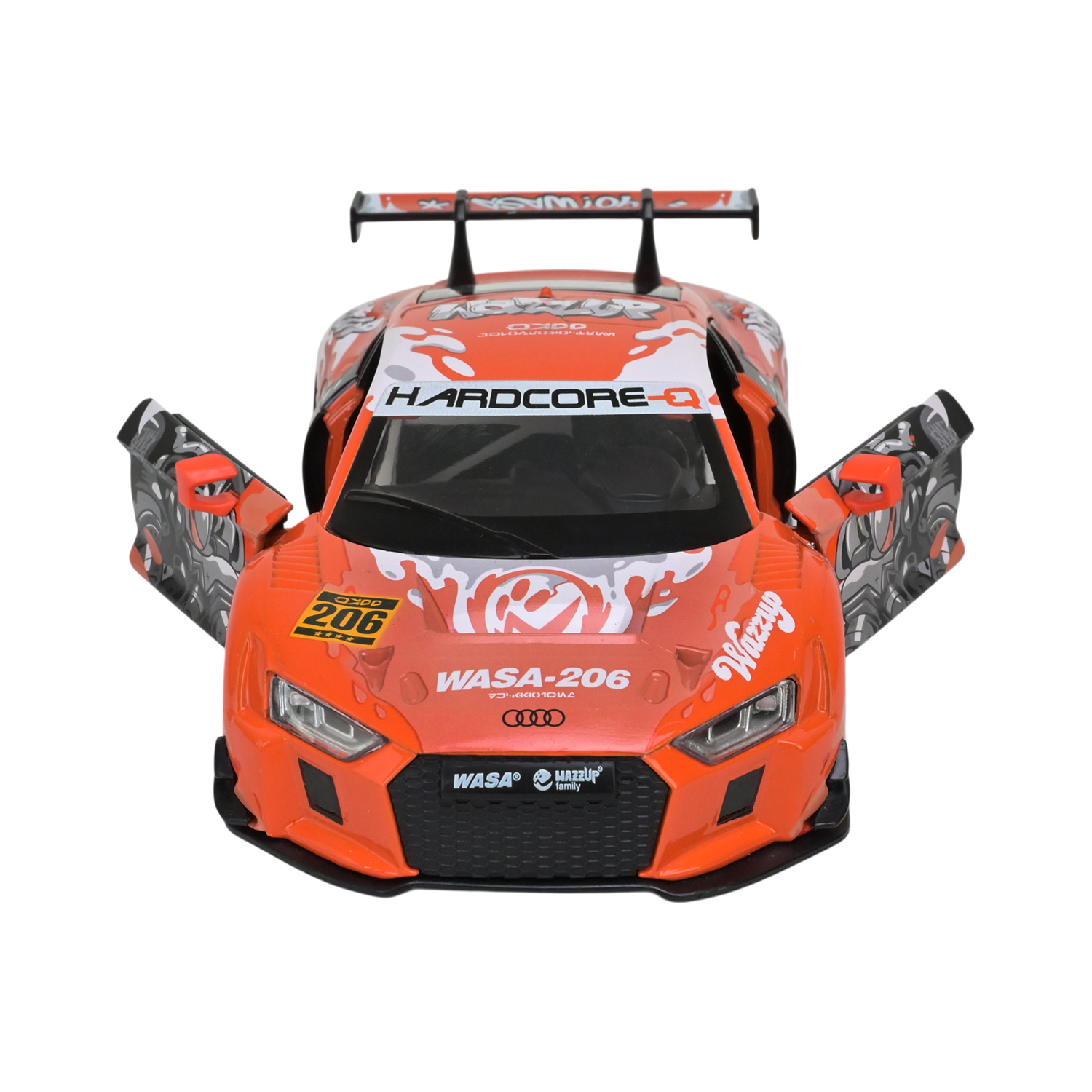 Машина мет. АВТОПРОМ арт. 68291A(O) (12шт/2) 1:24 Audi R8 LMS, батар,світло,звук,відкр.двері,кор. 26,5*13,5*12см