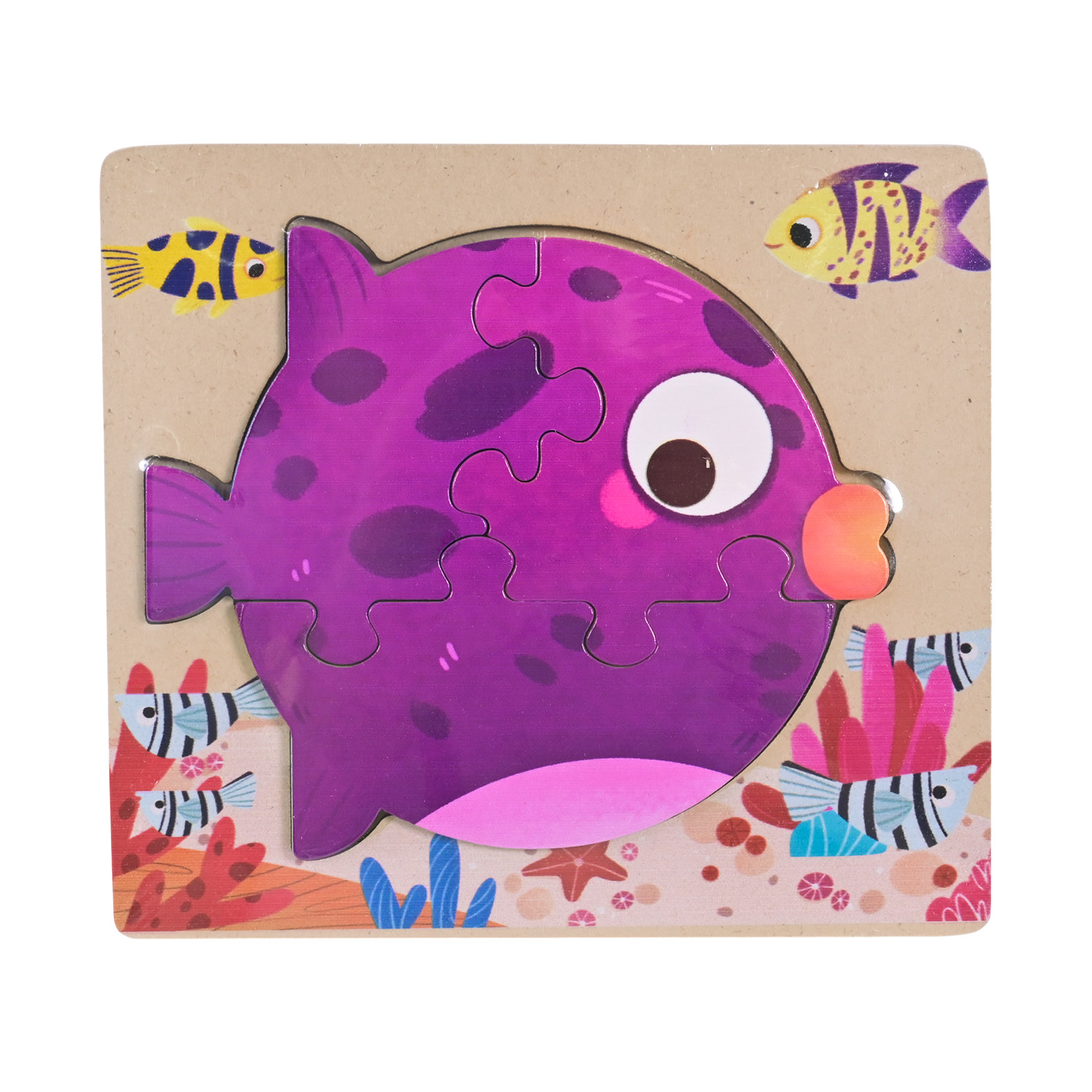 Дерев’яна іграшка арт. C9409 (180шт) пазли тварини мікс 16 видів 16,5*15см у плівці