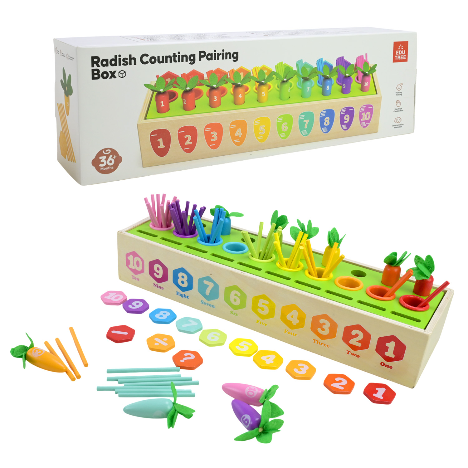 Дерев’яна іграшка арт. C9413 (24шт)  сортер у кор. 42*13*7см