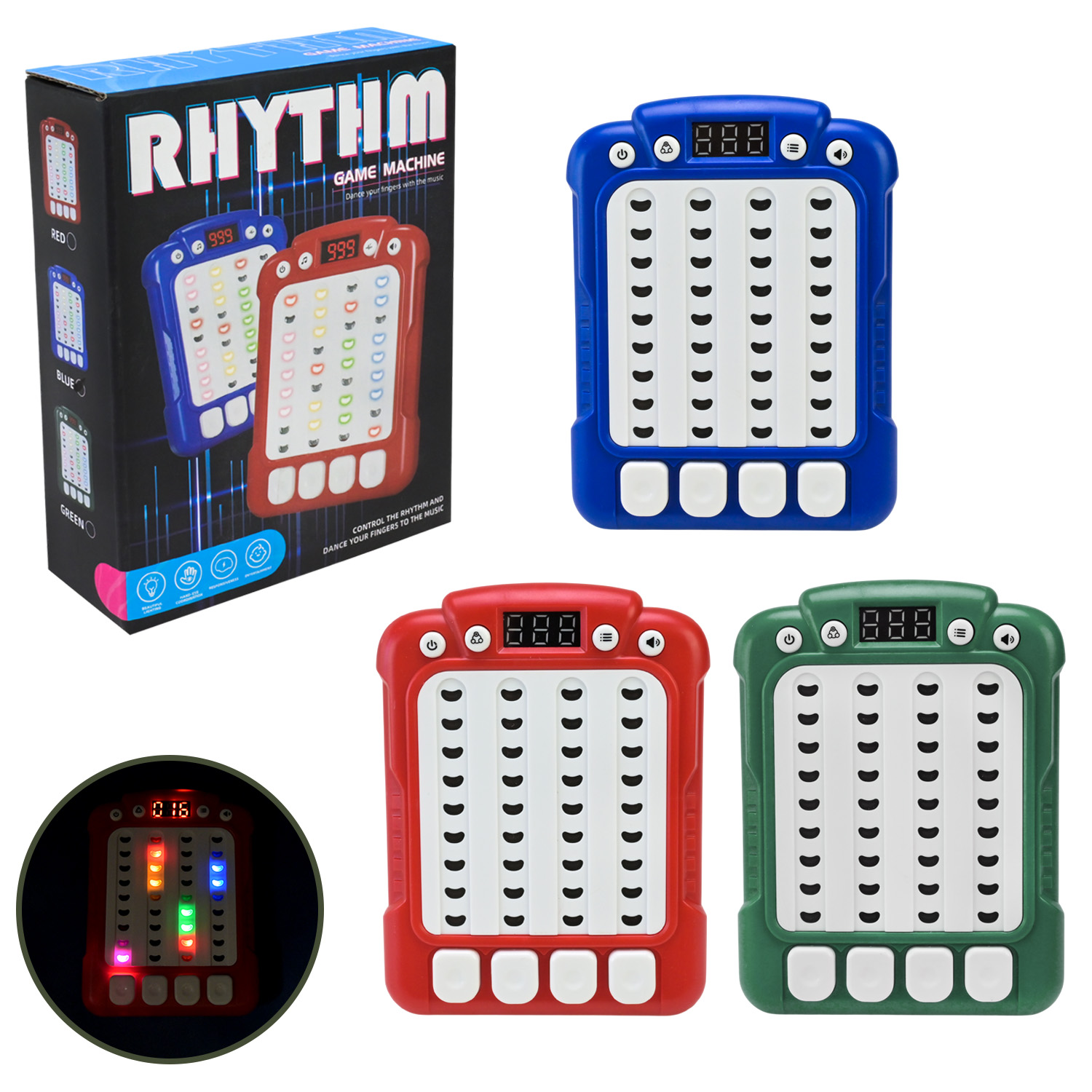 Іграшка "Натискай швидко" арт. ME-200 (120шт/2) 3 кольри мікс, короб.10,8*8,8*14 см