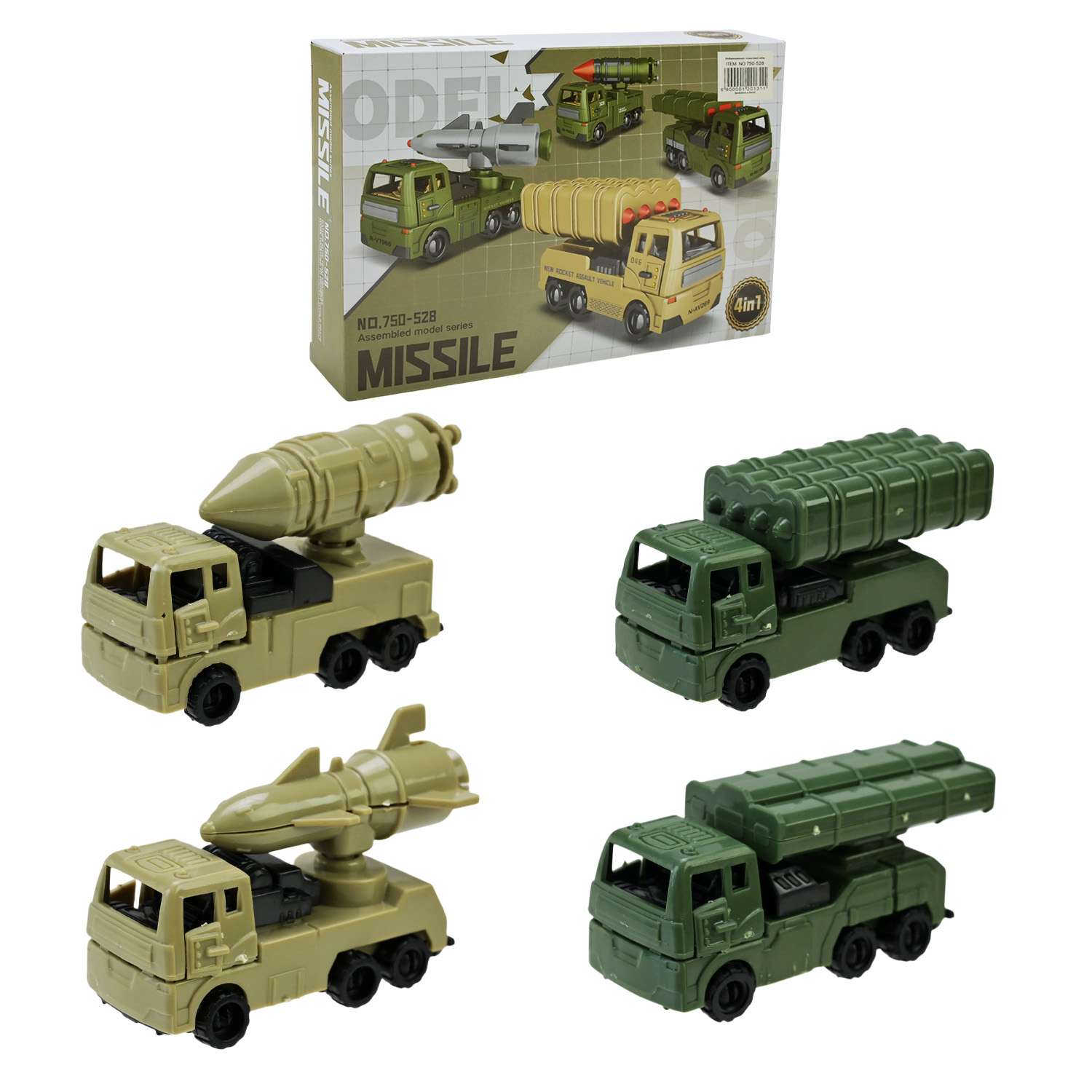 Збірна модель арт. 750-528 (144шт/2) 60дет., короб. 25*5*16см