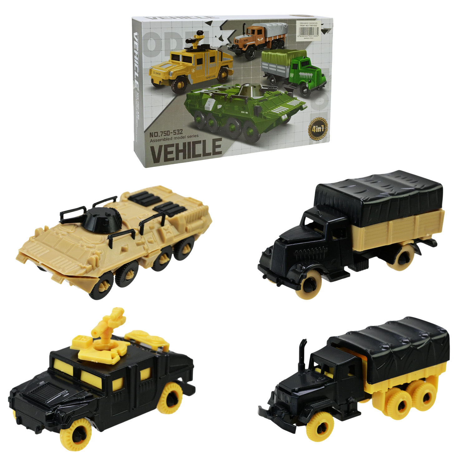 Збірна модель арт. 750-532 (144шт/2) 144дет., короб. 25*5*16см